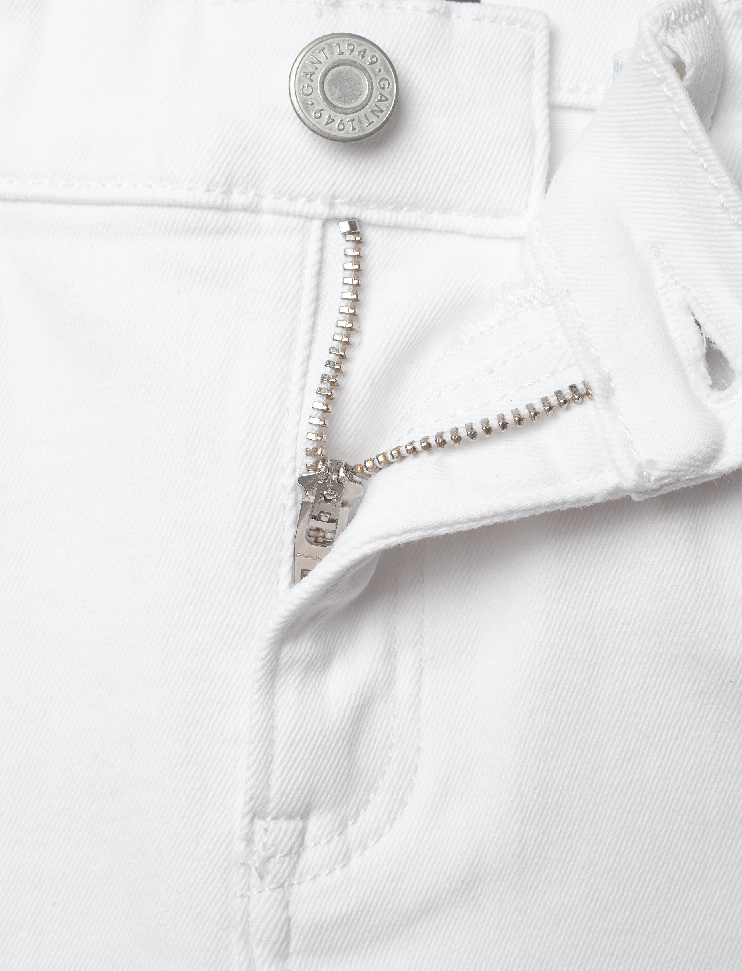 GANT - D2. SUMMER EMBROIDERY TWILL SKIRT - white - 3