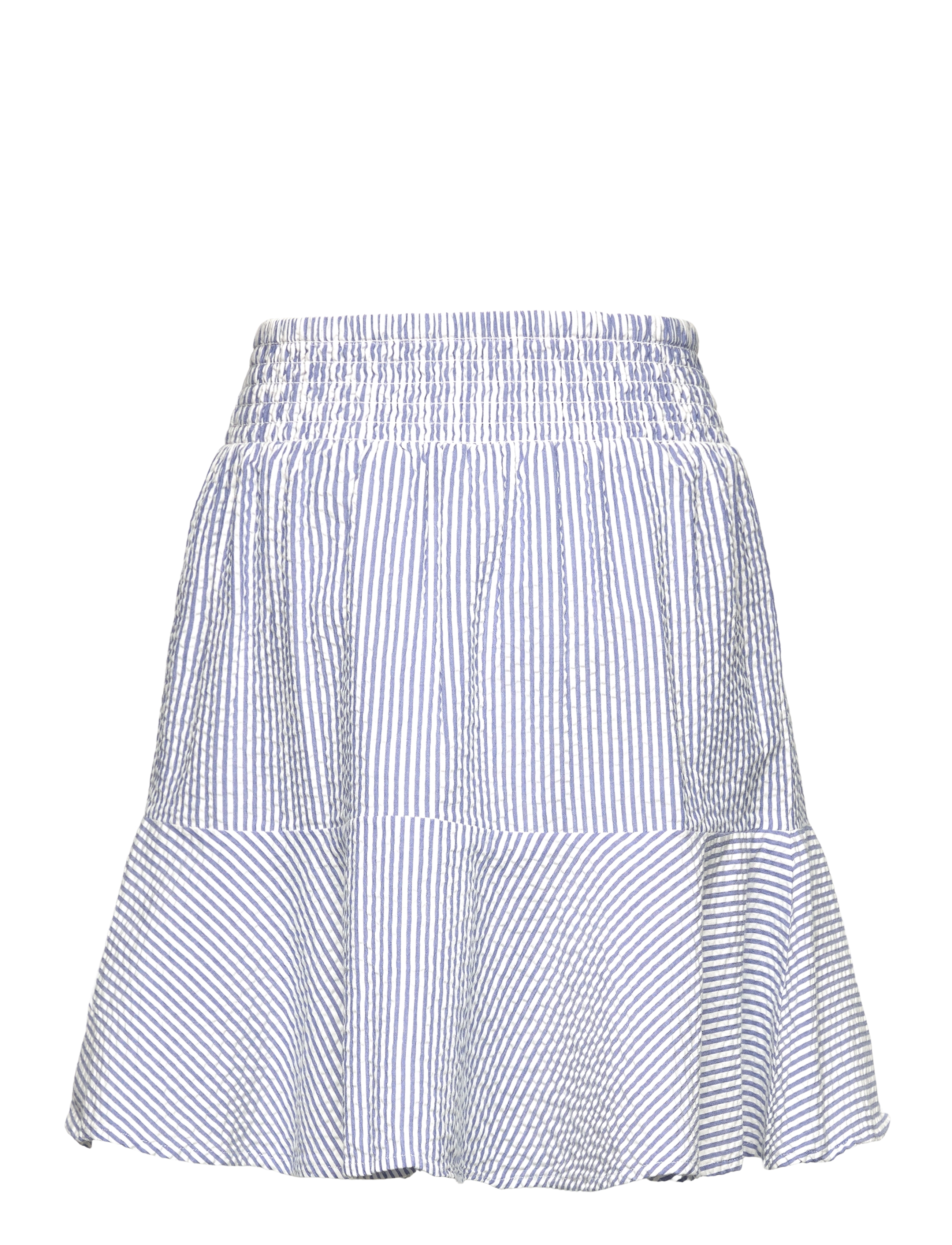 Gant - STRIPED SEERSUCKER SMOCKED SKIRT - rich blue - 1
