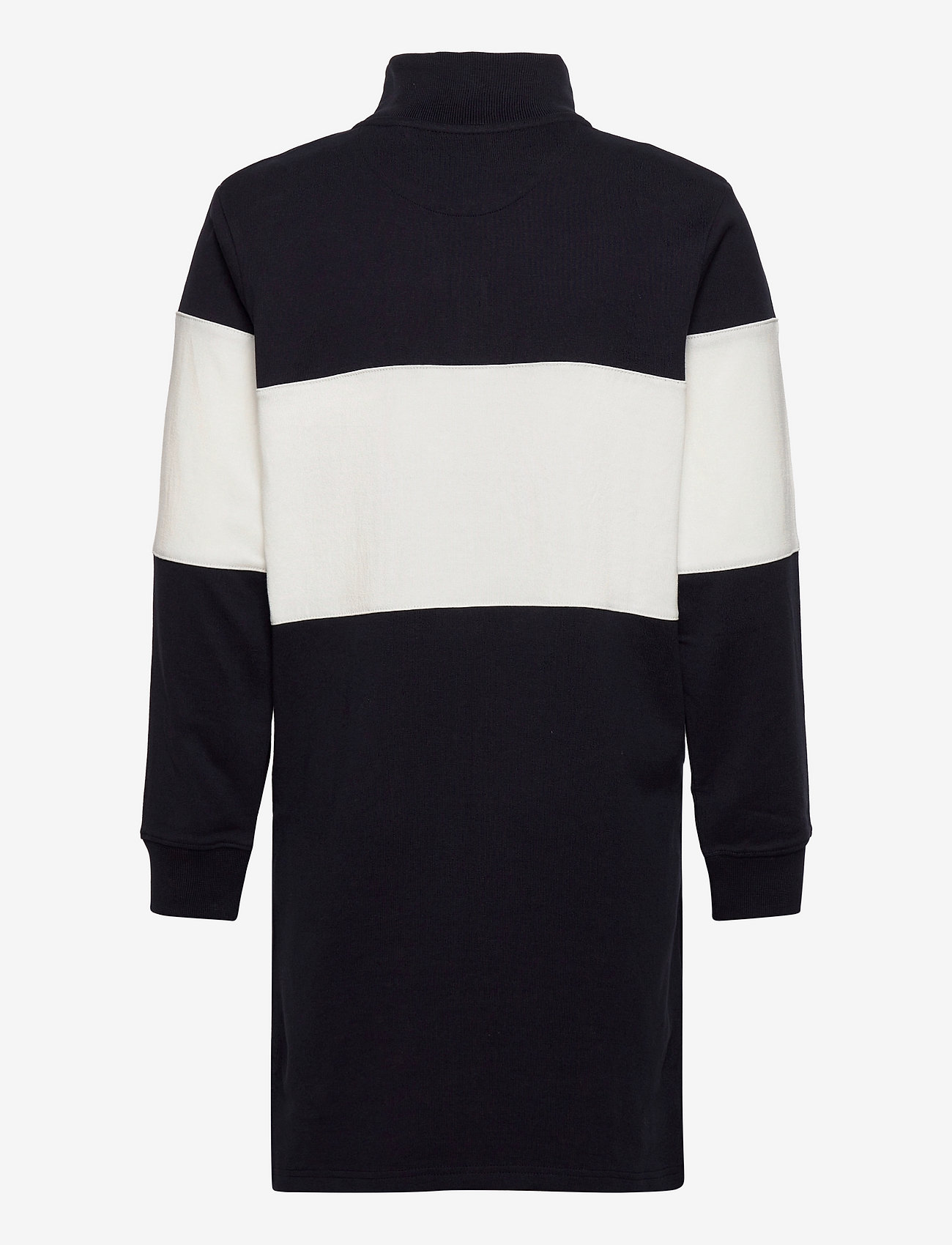 GANT - D2. SPORTY SHIELD HALF ZIP DRESS - evening blue - 1
