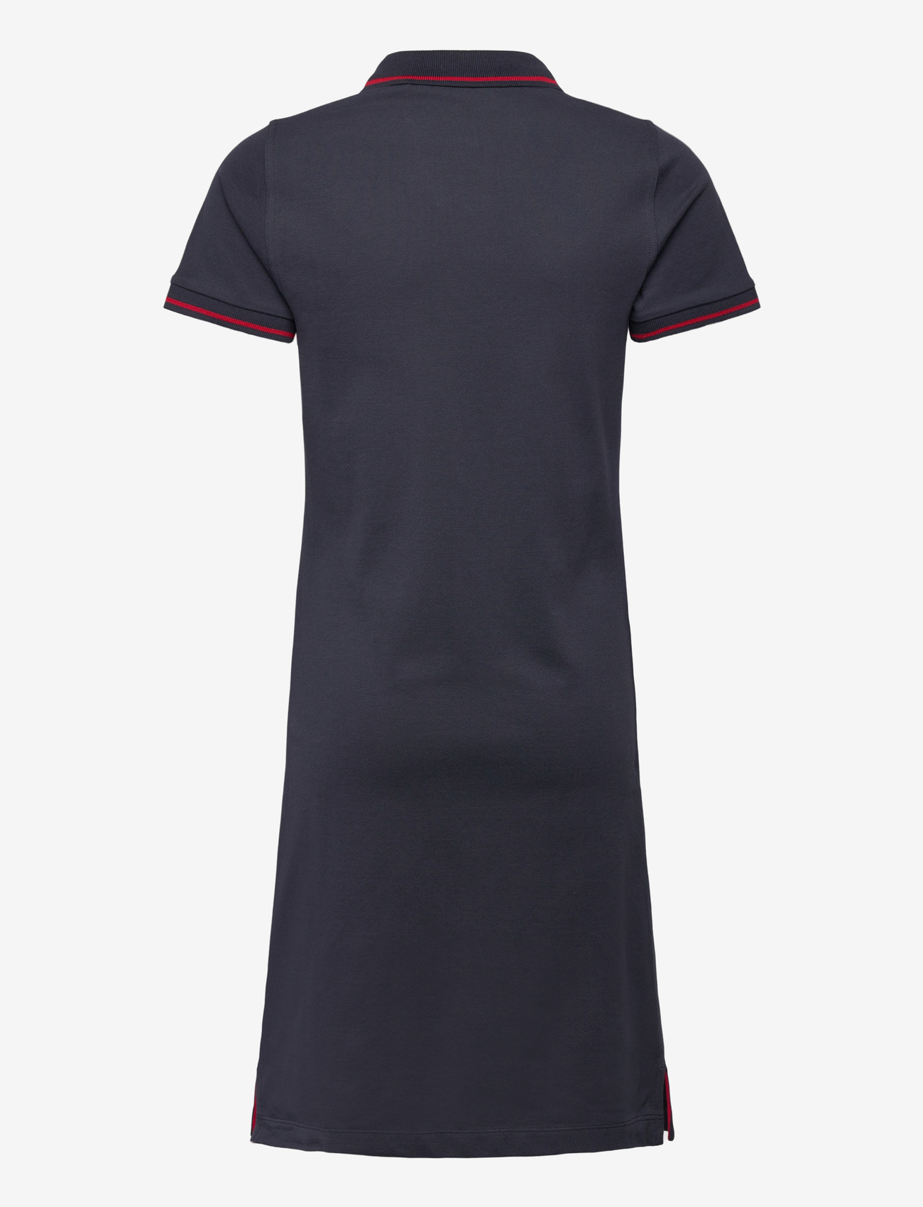 GANT - FITTED POLO PIQUE DRESS - kortärmade vardagsklänningar - evening blue - 1
