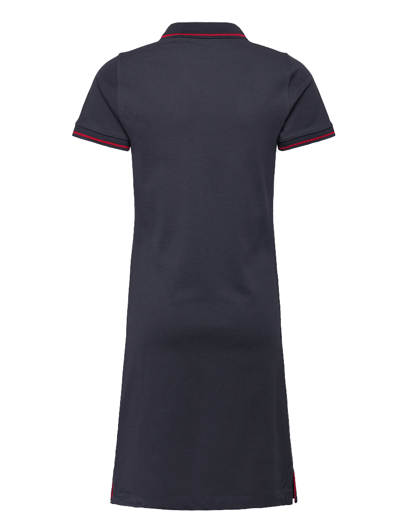 GANT - FITTED POLO PIQUE DRESS - lühikeste varrukatega vabaaja kleidid - evening blue - 1