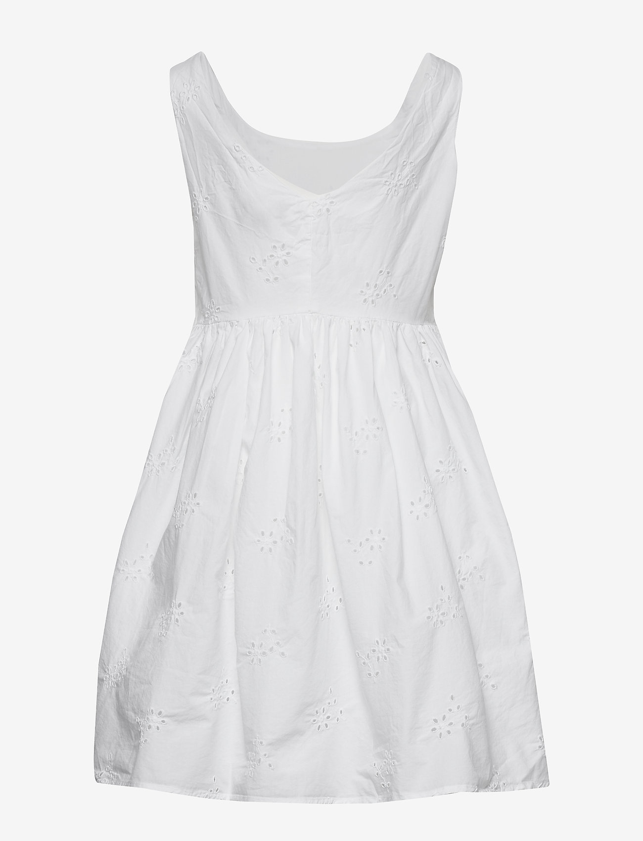GANT - D2. BRODERIE ANGLAISE DRESS - partydresses - white - 1