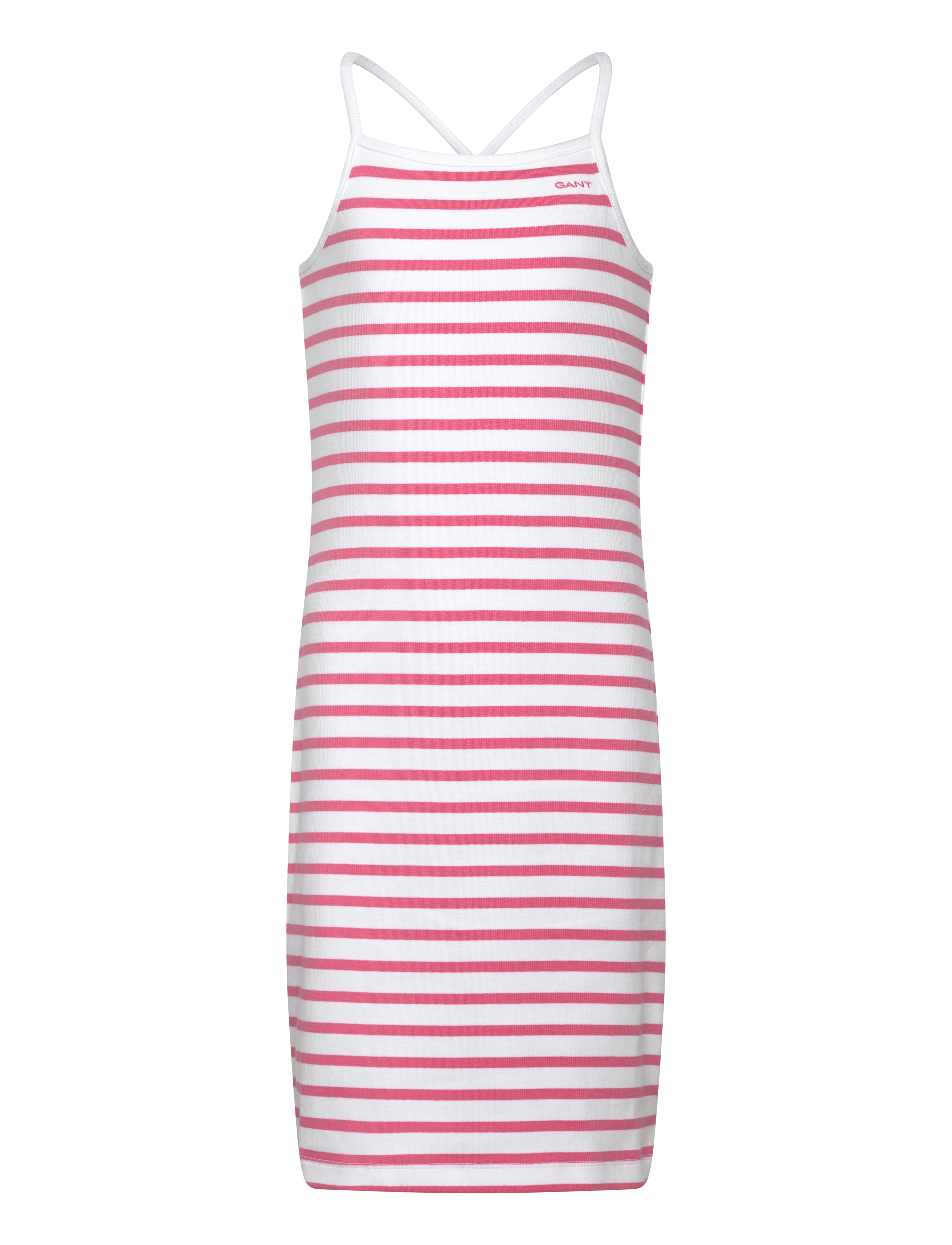 Gant STRIPED TANK DRESS - Klänningar & Kjolar - BLUSH PINK / pink/rose