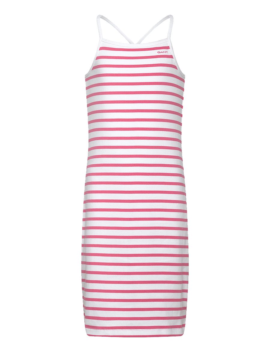 Gant - STRIPED TANK DRESS - Ærmeløse hverdagskjoler - blush pink - 0