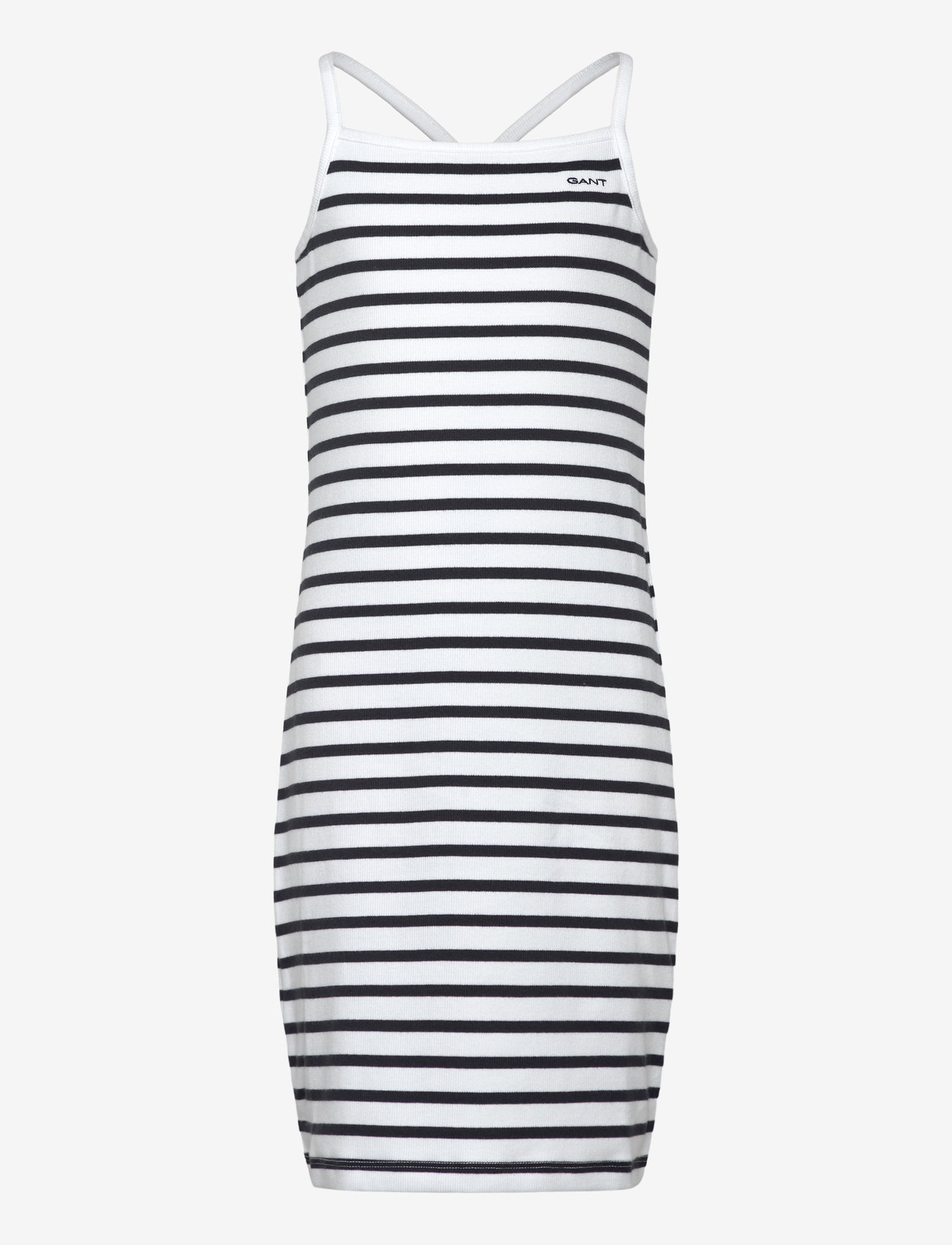 Gant - STRIPED TANK DRESS - Ärmlösa vardagsklänningar - evening blue - 0