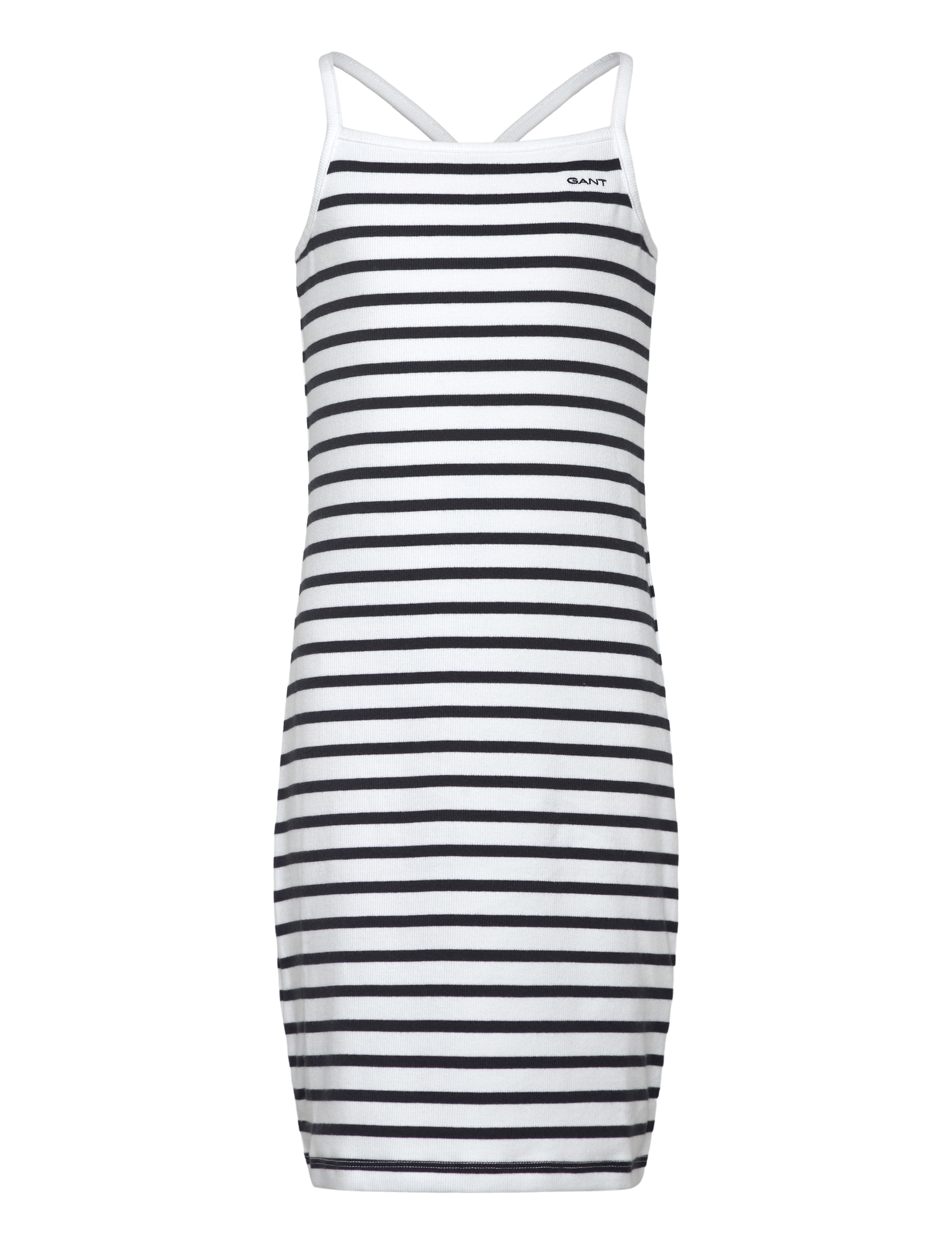 Gant - STRIPED TANK DRESS - casual jurken zonder mouwen - evening blue - 0