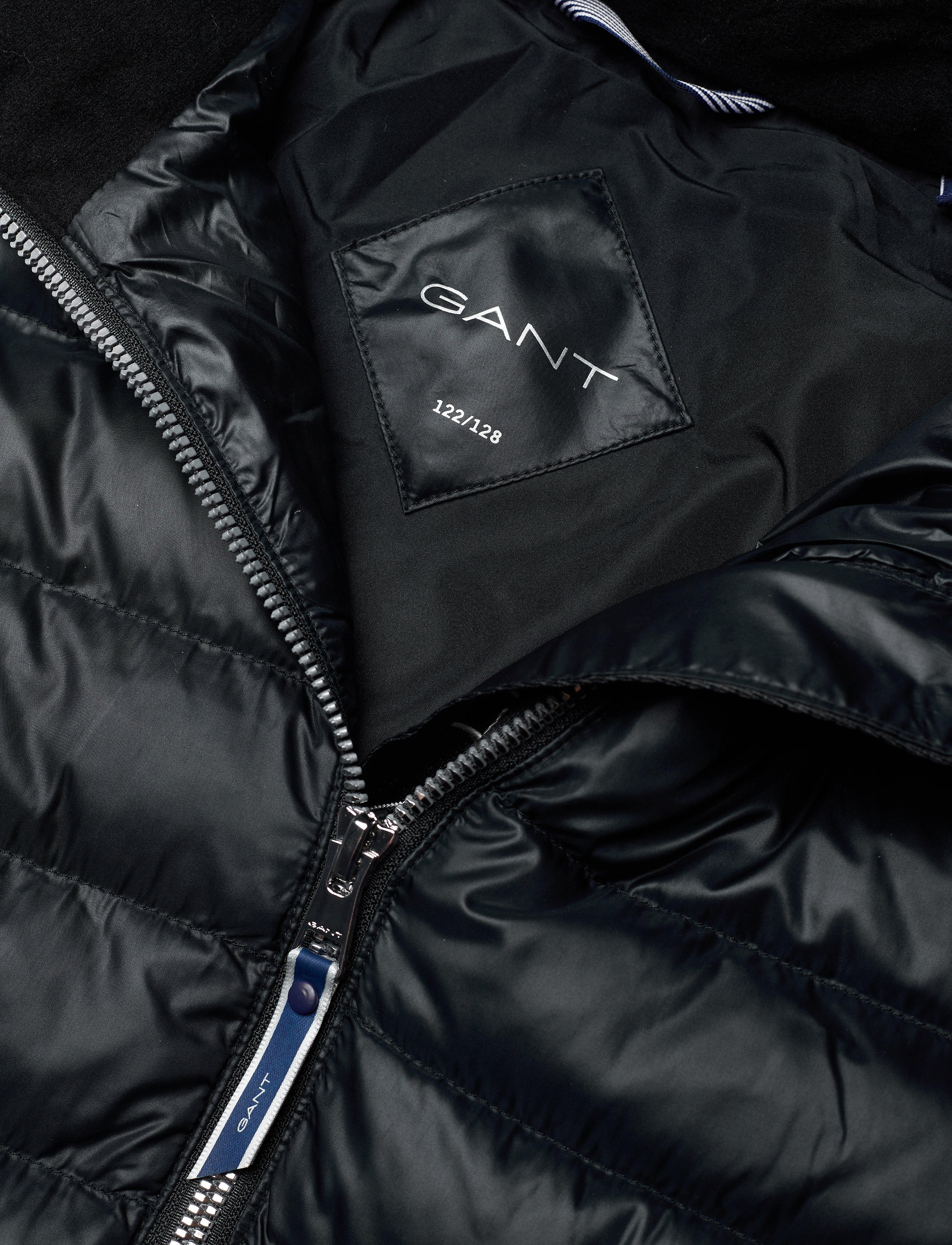 GANT - D1. LONG FAUX FUR PUFFER JACKET - black - 2