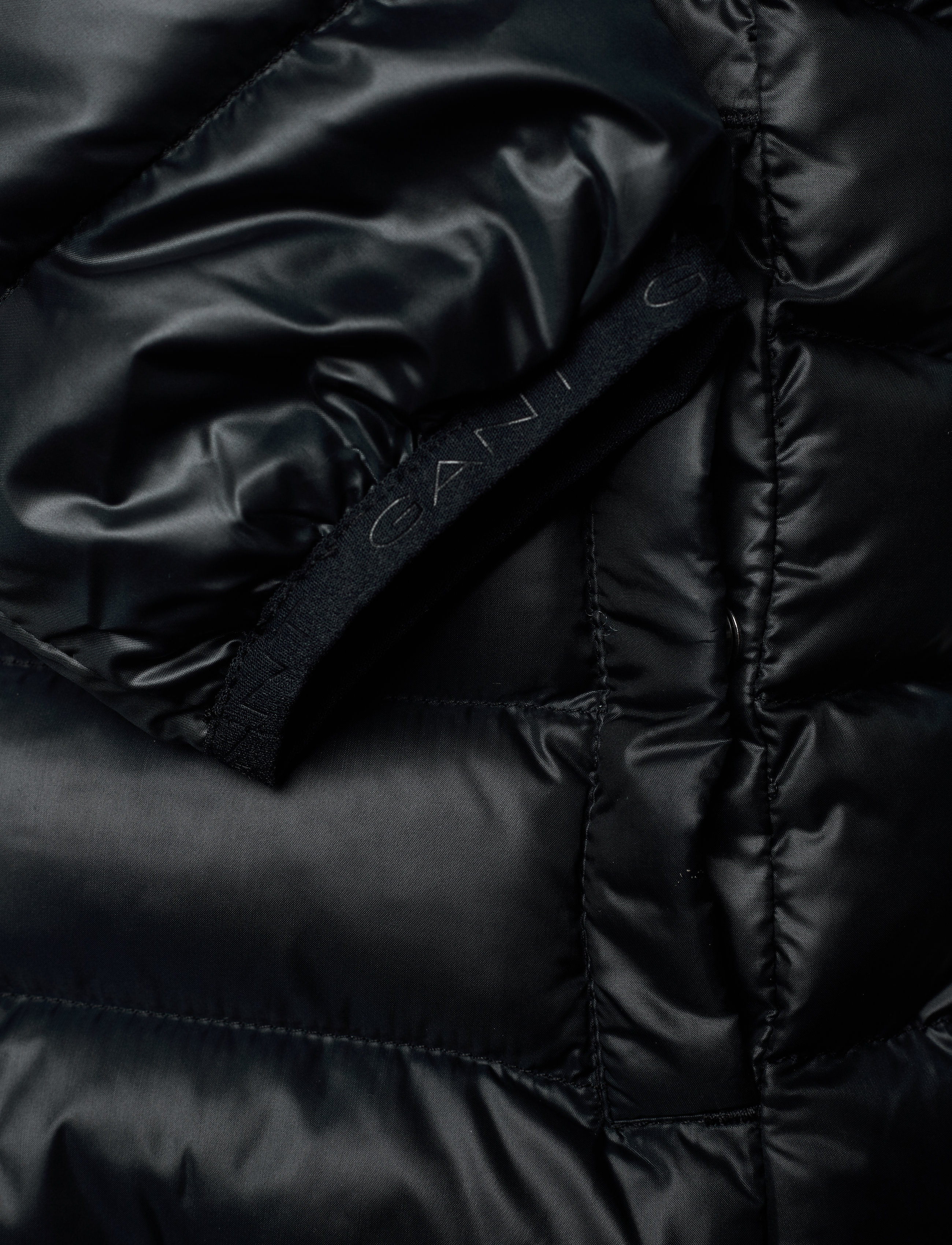 GANT - D1. LONG FAUX FUR PUFFER JACKET - black - 5