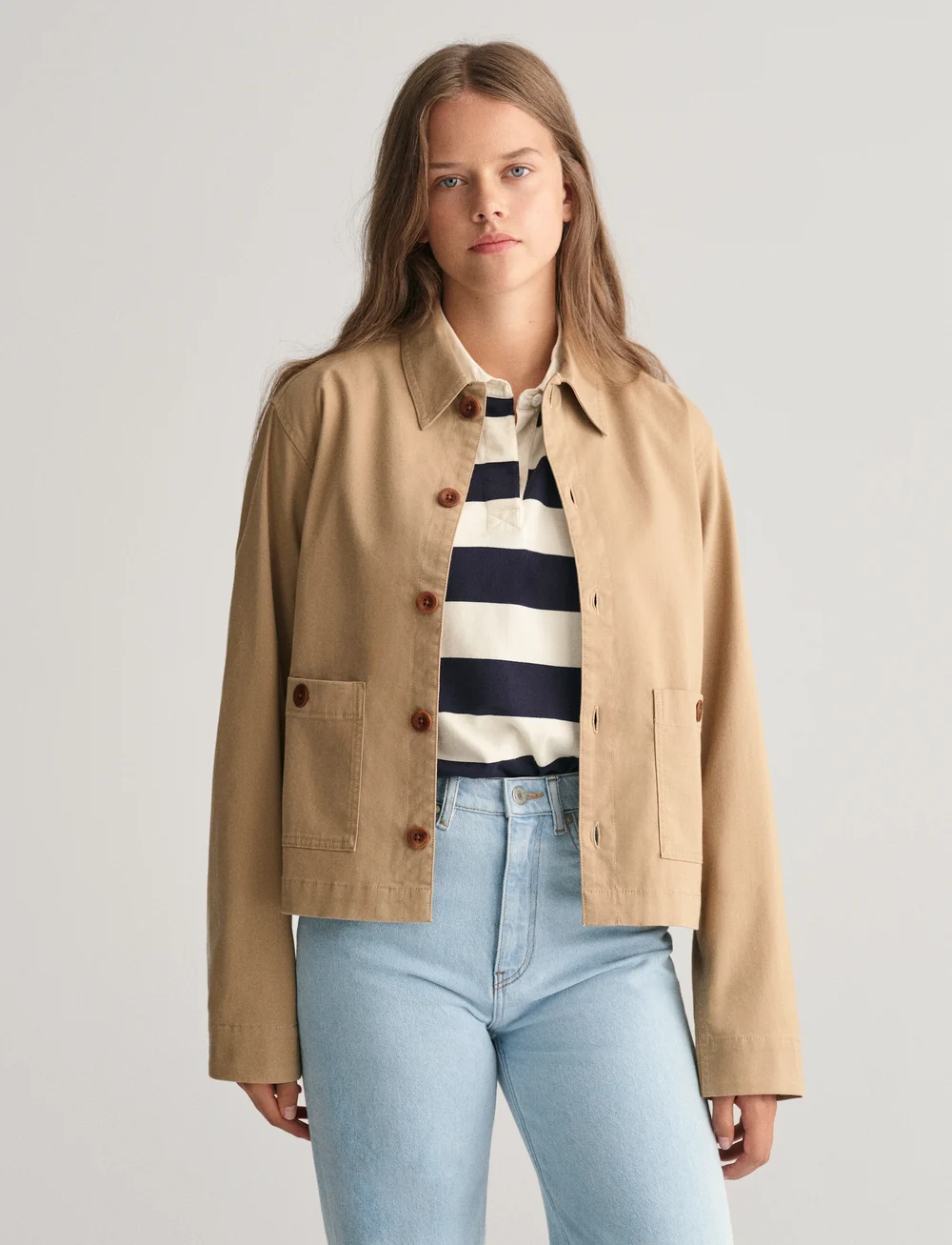 GANT - WORKWEAR JACKET - tunna jackor - dark khaki - 0