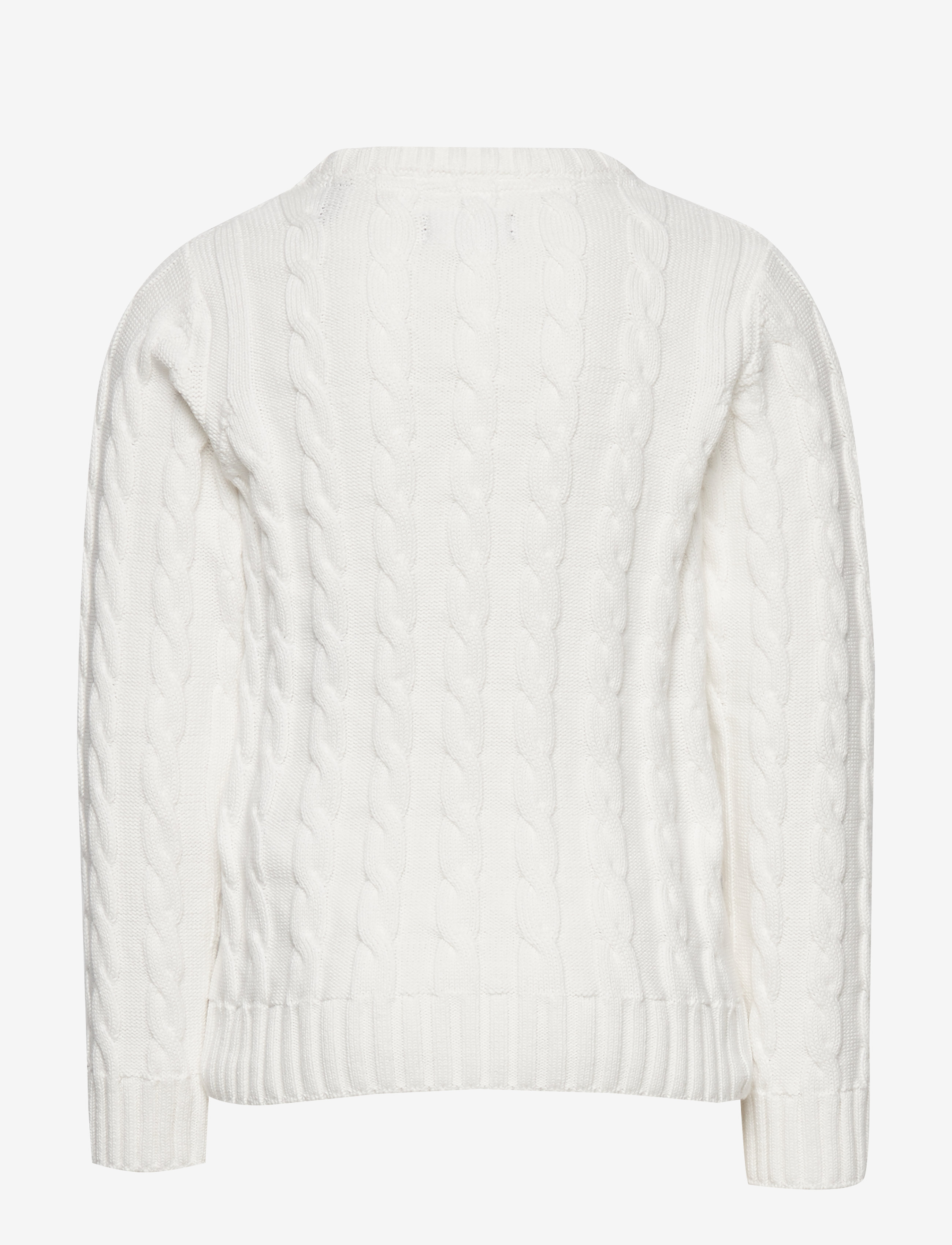GANT - COTTON CABLE CREW - eggshell - 1