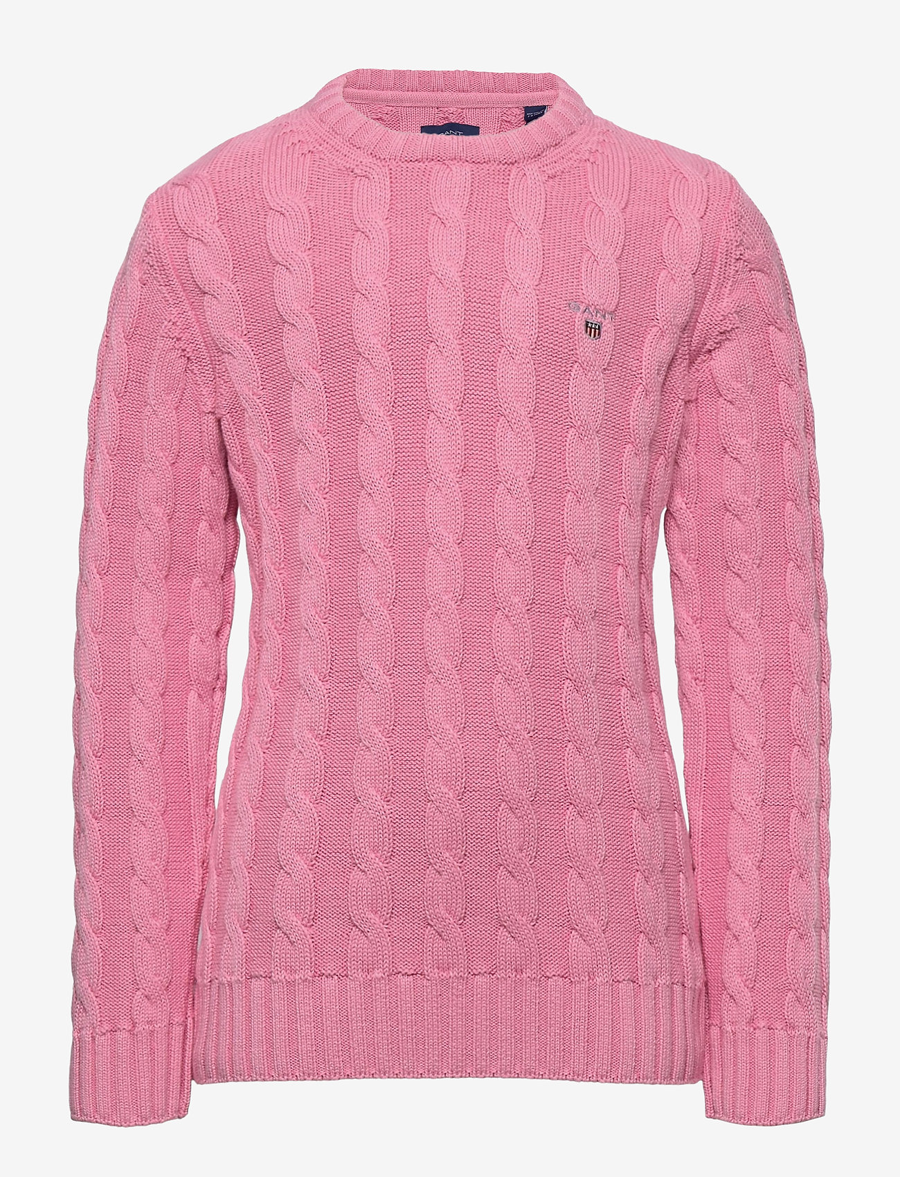 GANT - COTTON CABLE CREW - sea pink - 0