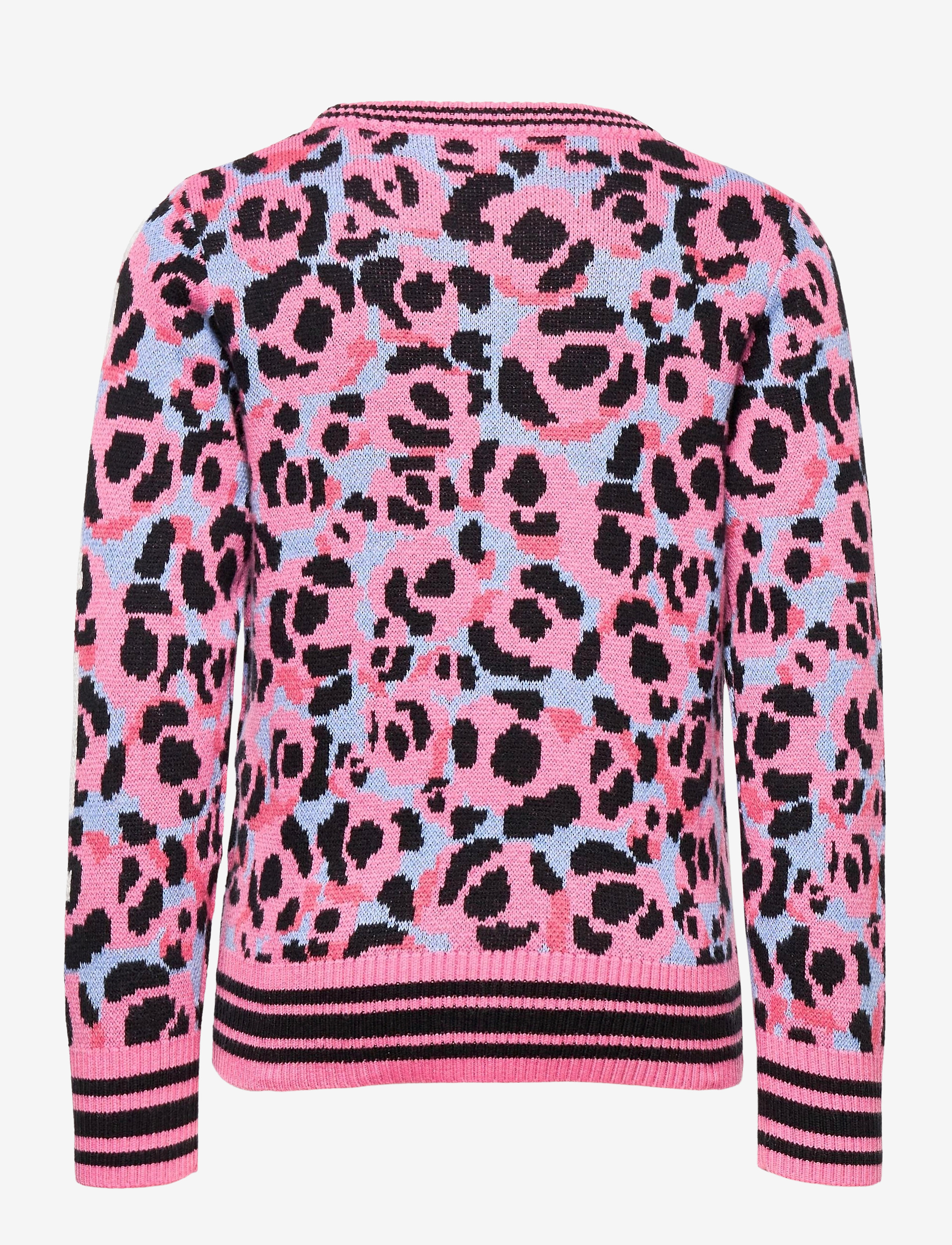 GANT - D1. GANT LEOPARD JAQUARD CREW - sea pink - 1