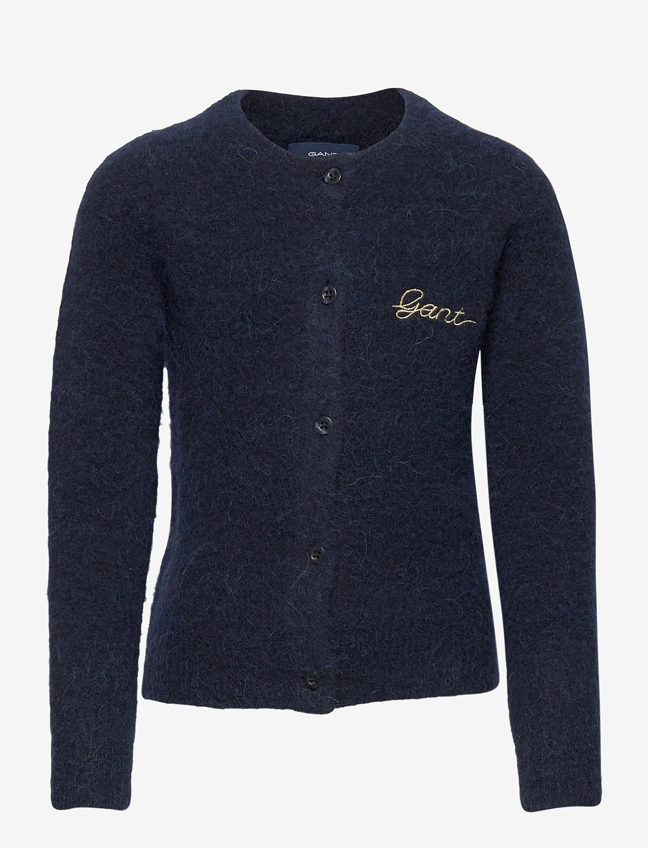 GANT - D2. GANT SCRIPT CARDIGAN - evening blue - 0