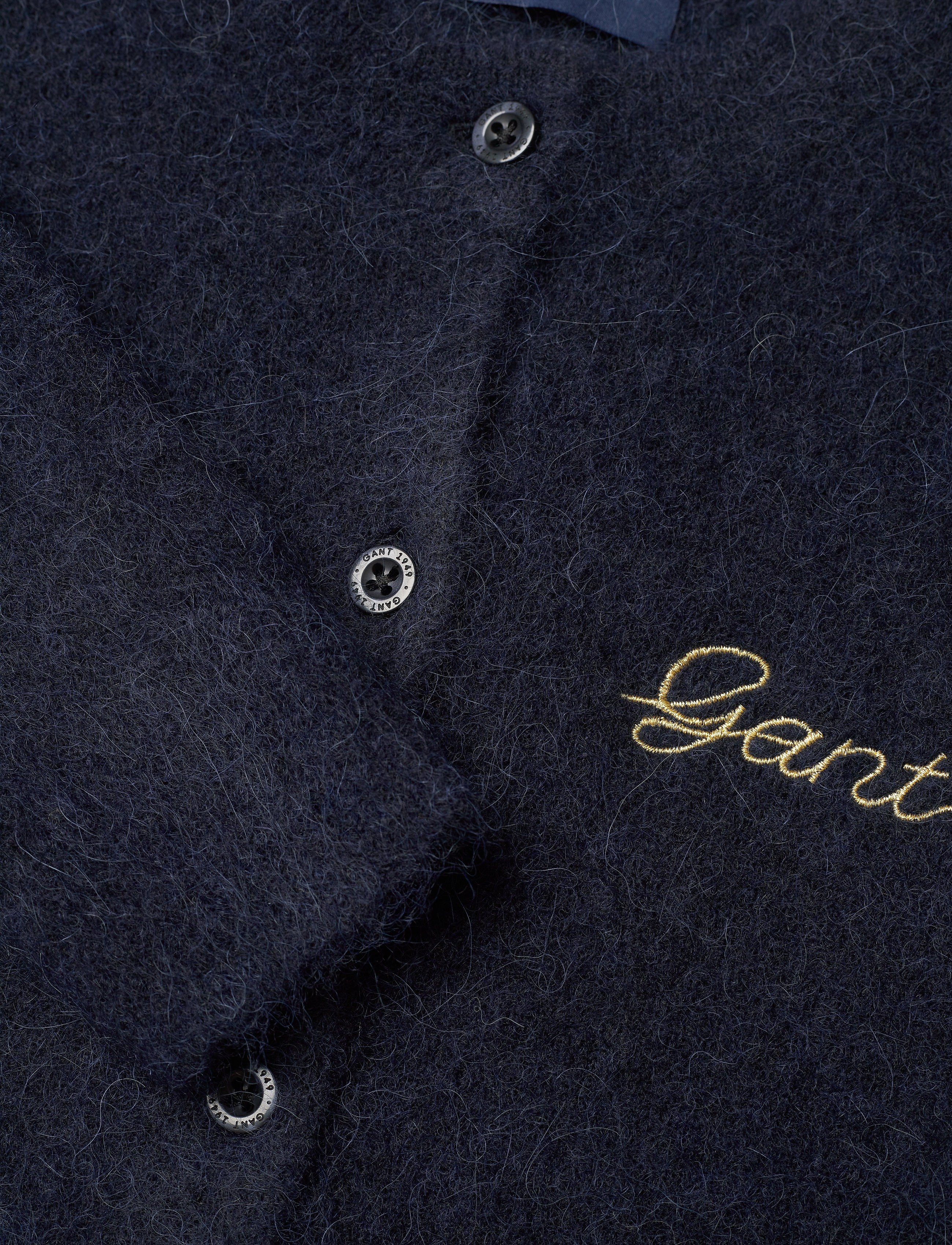 GANT - D2. GANT SCRIPT CARDIGAN - evening blue - 2