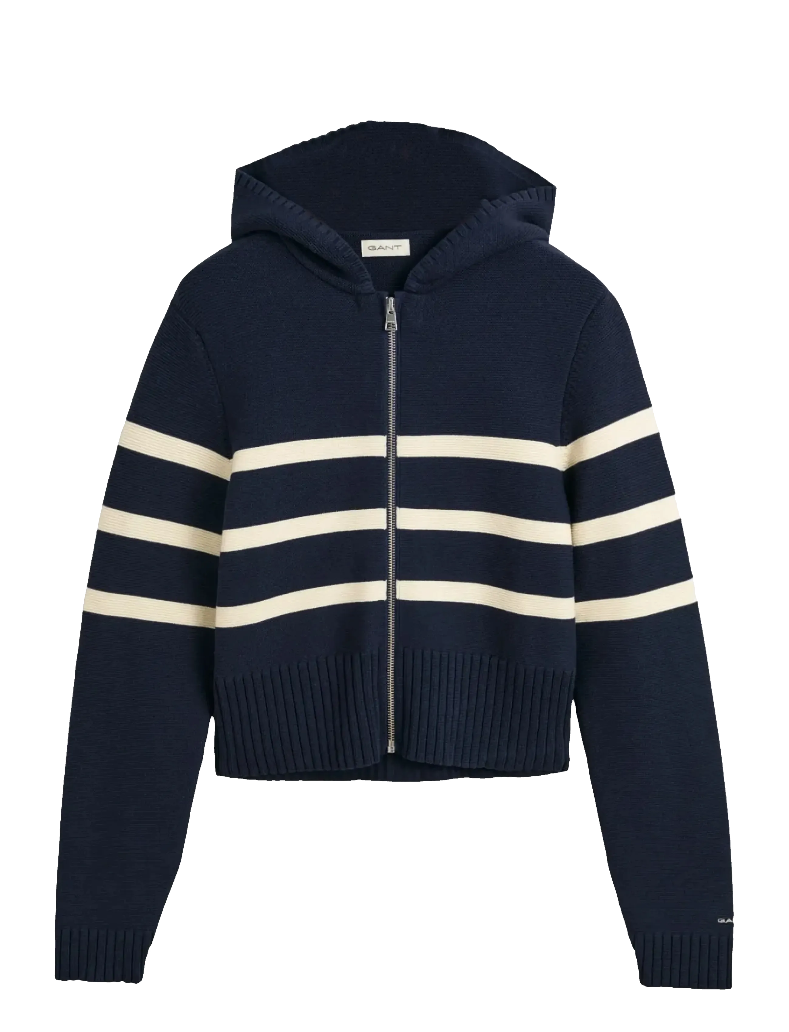 STRIPED BRETON KNIT SWEATER - EVENING BLUE