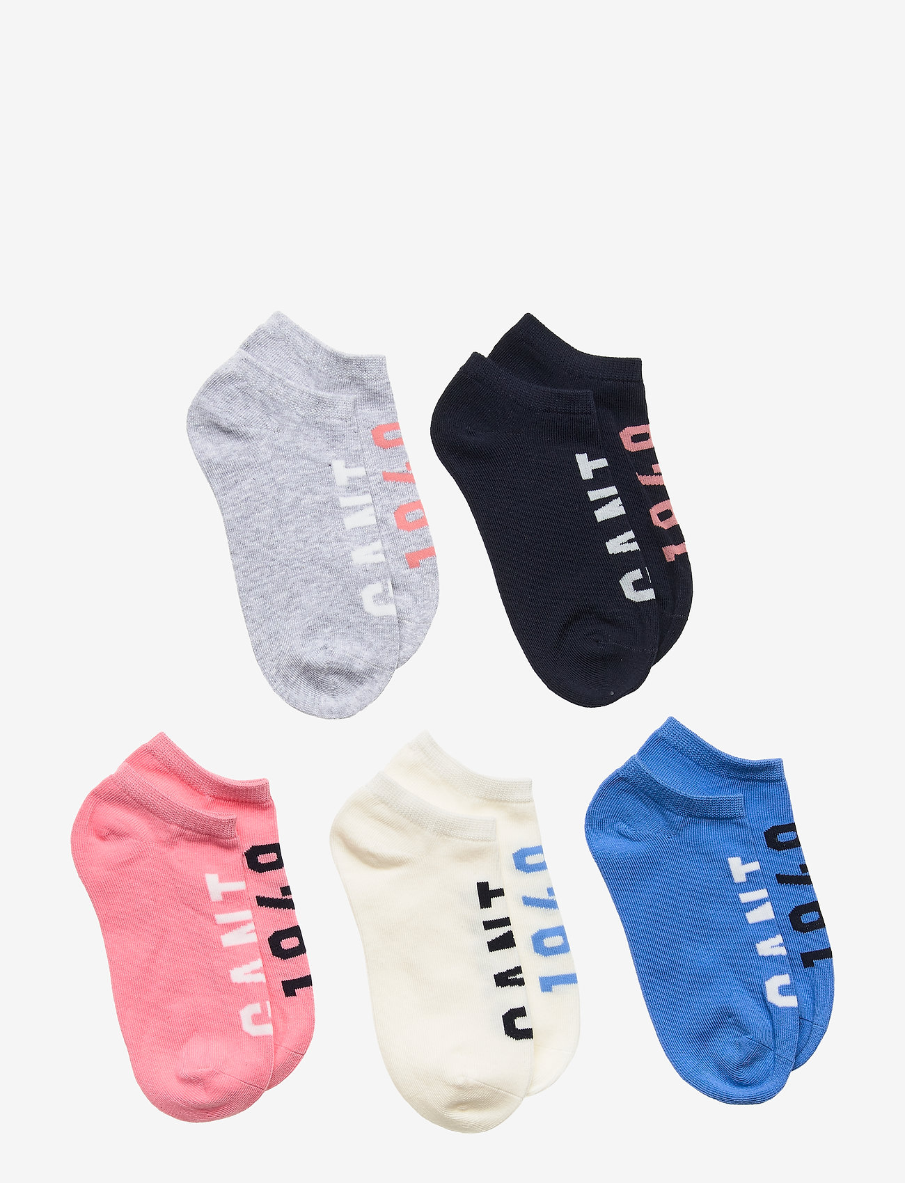 GANT - D1. GANT 5-PACK SNEAKER SOCKS - rapture rose - 0