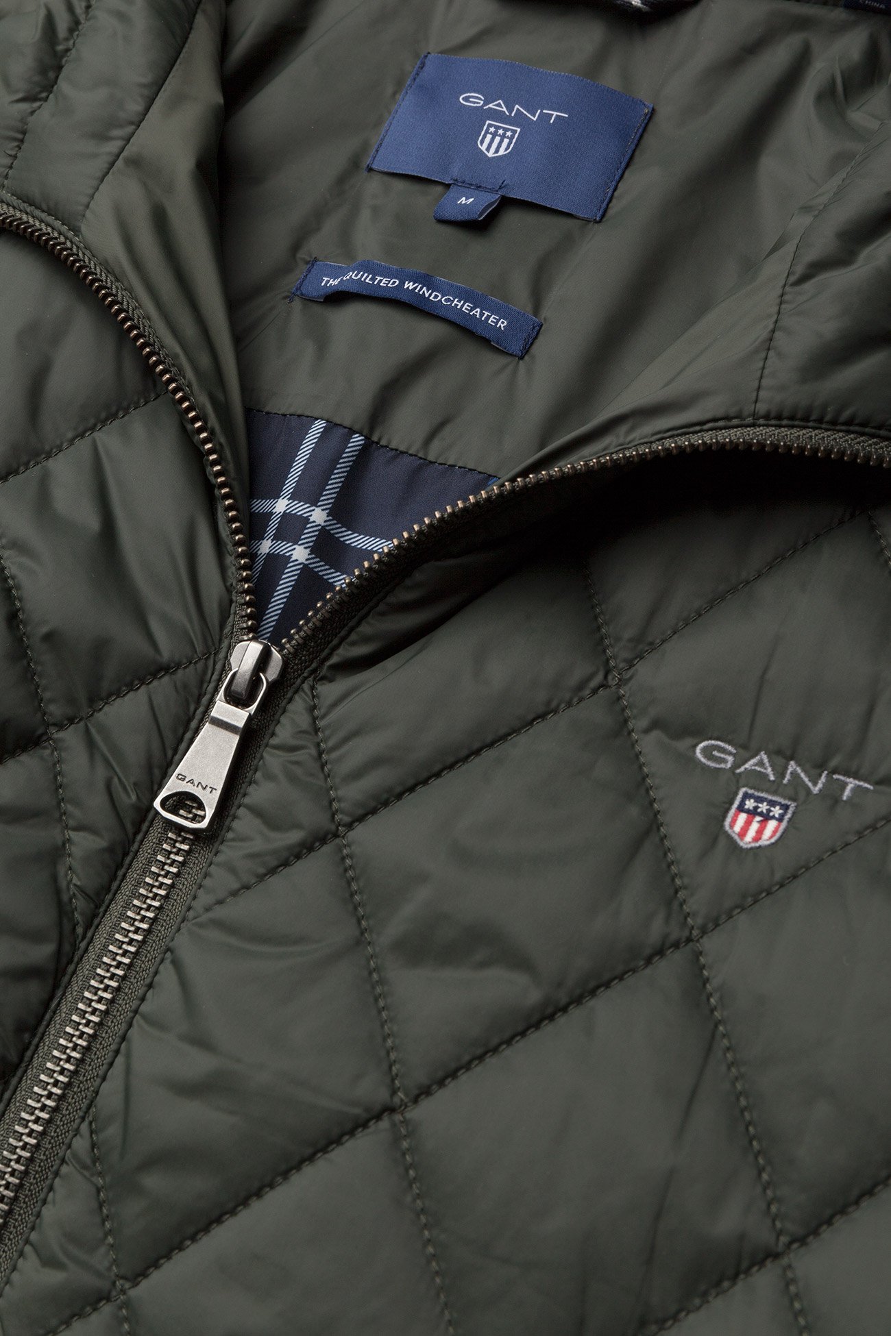 GANT - THE QUILTED WINDCHEATER - country green - 3