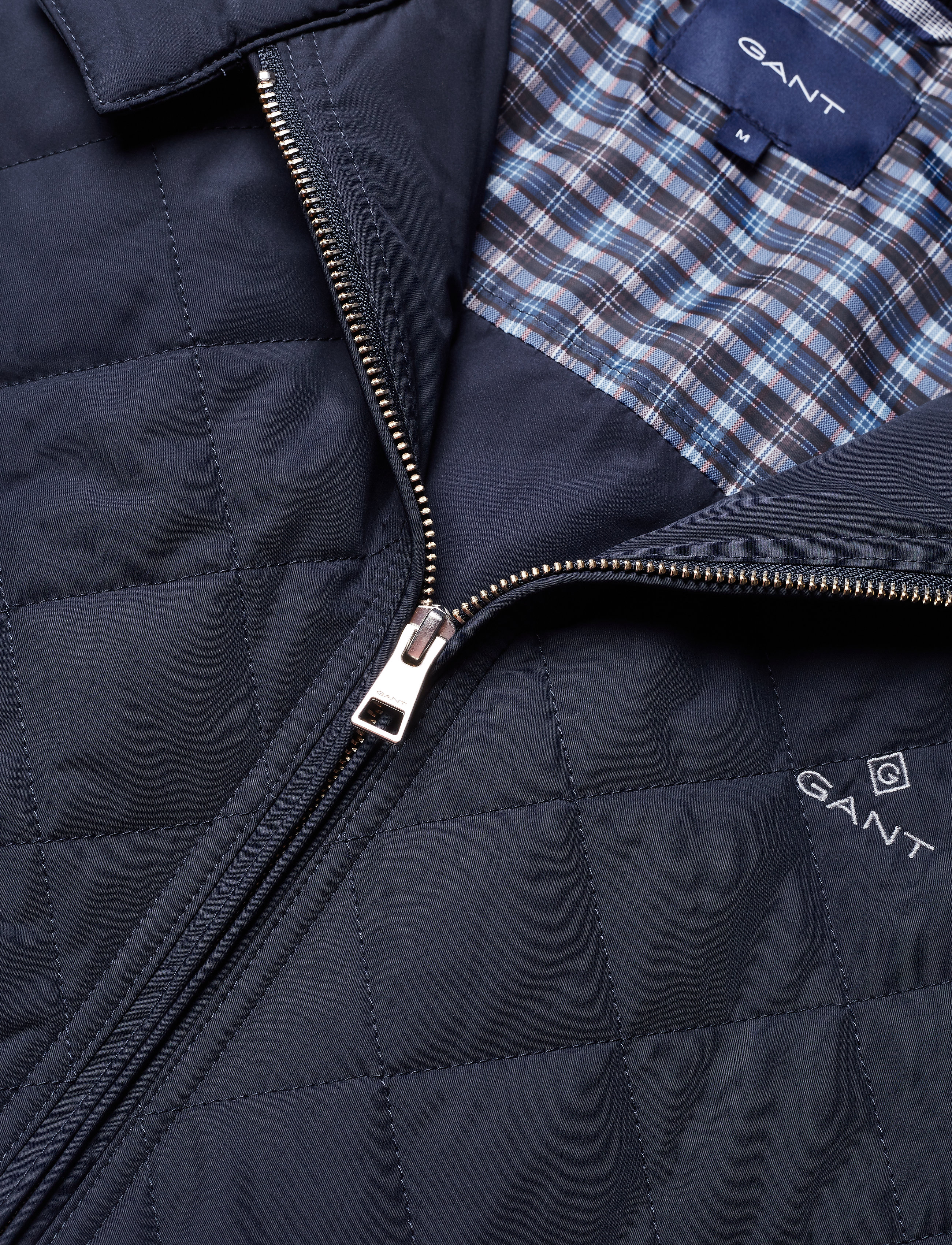 GANT - D1. THE QUILTED WINDCHEATER - evening blue - 3
