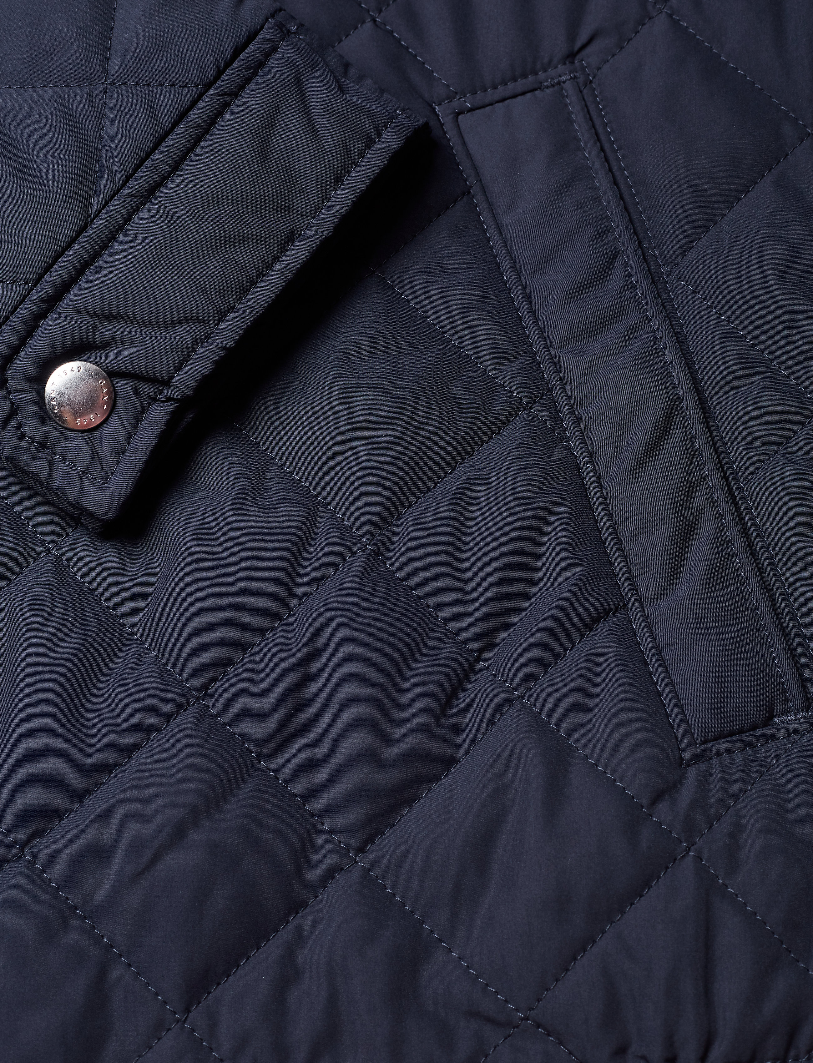 GANT - D1. THE QUILTED WINDCHEATER - evening blue - 4