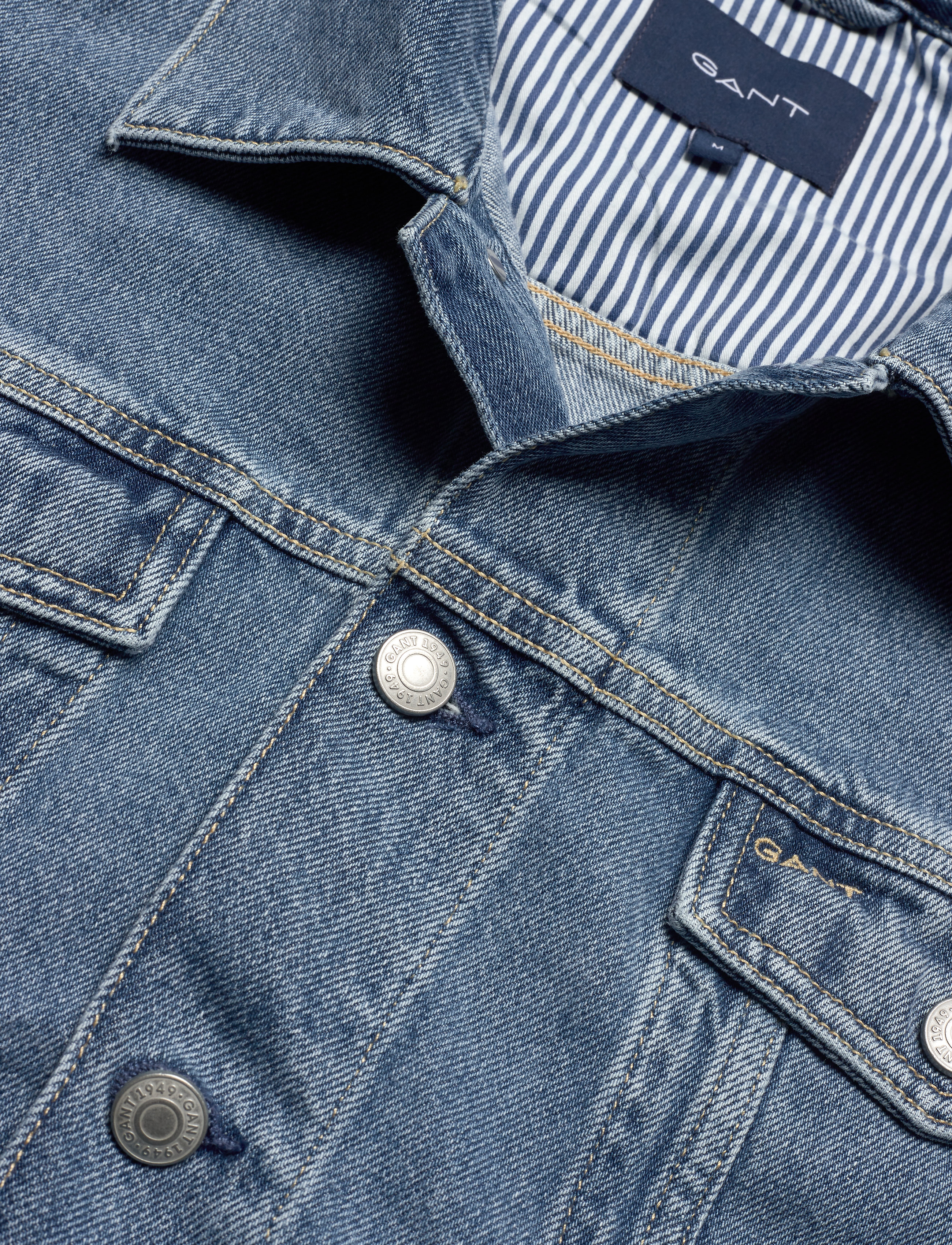 GANT - D2. THE DENIM JACKET - light blue - 2