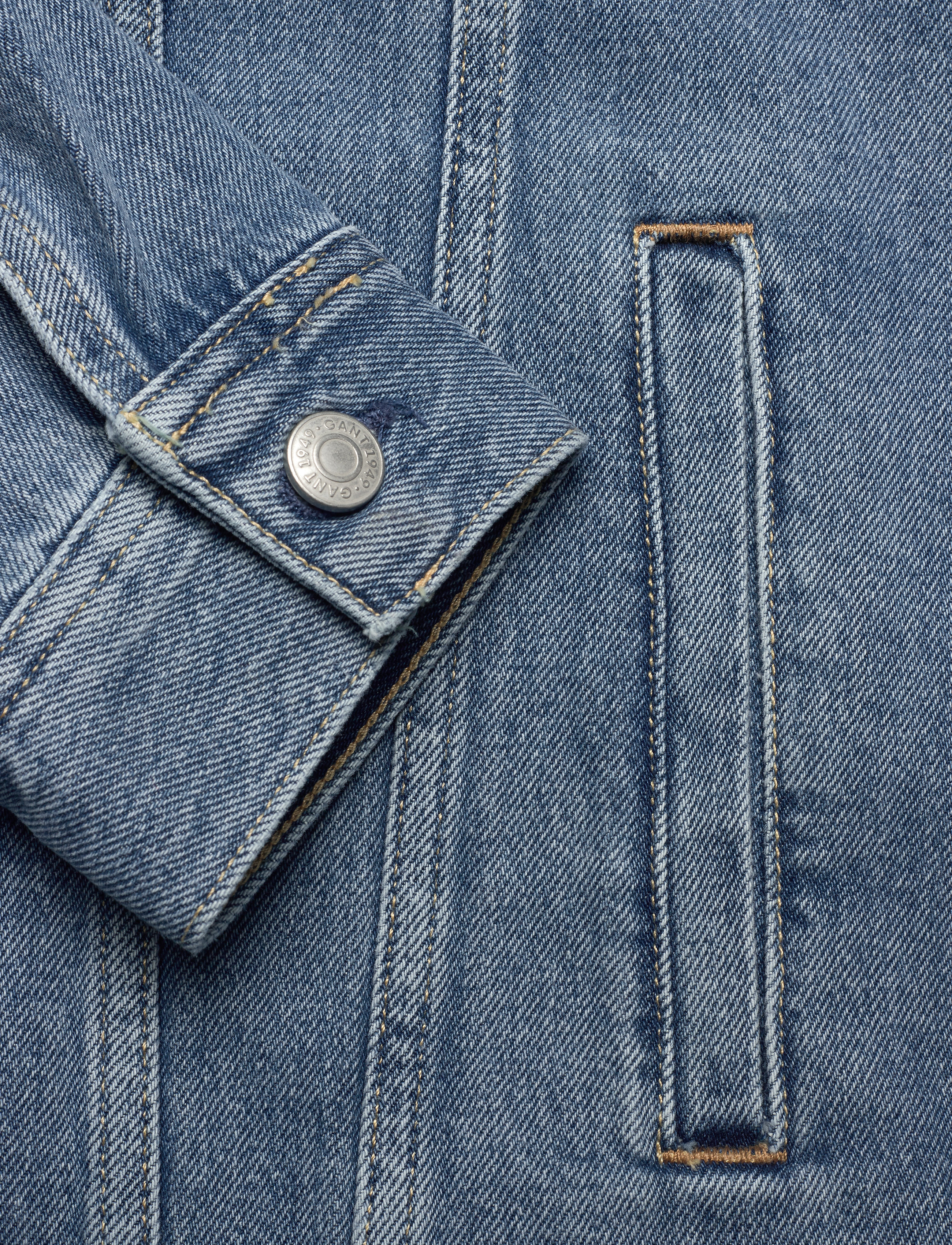 GANT - D2. THE DENIM JACKET - light blue - 3