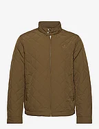 QUILTED WINDCHEATER - ARMY GREEN