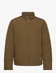 GANT - QUILTED WINDCHEATER - spring jackets - army green - 0