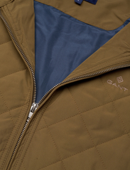 GANT - QUILTED WINDCHEATER - spring jackets - army green - 2