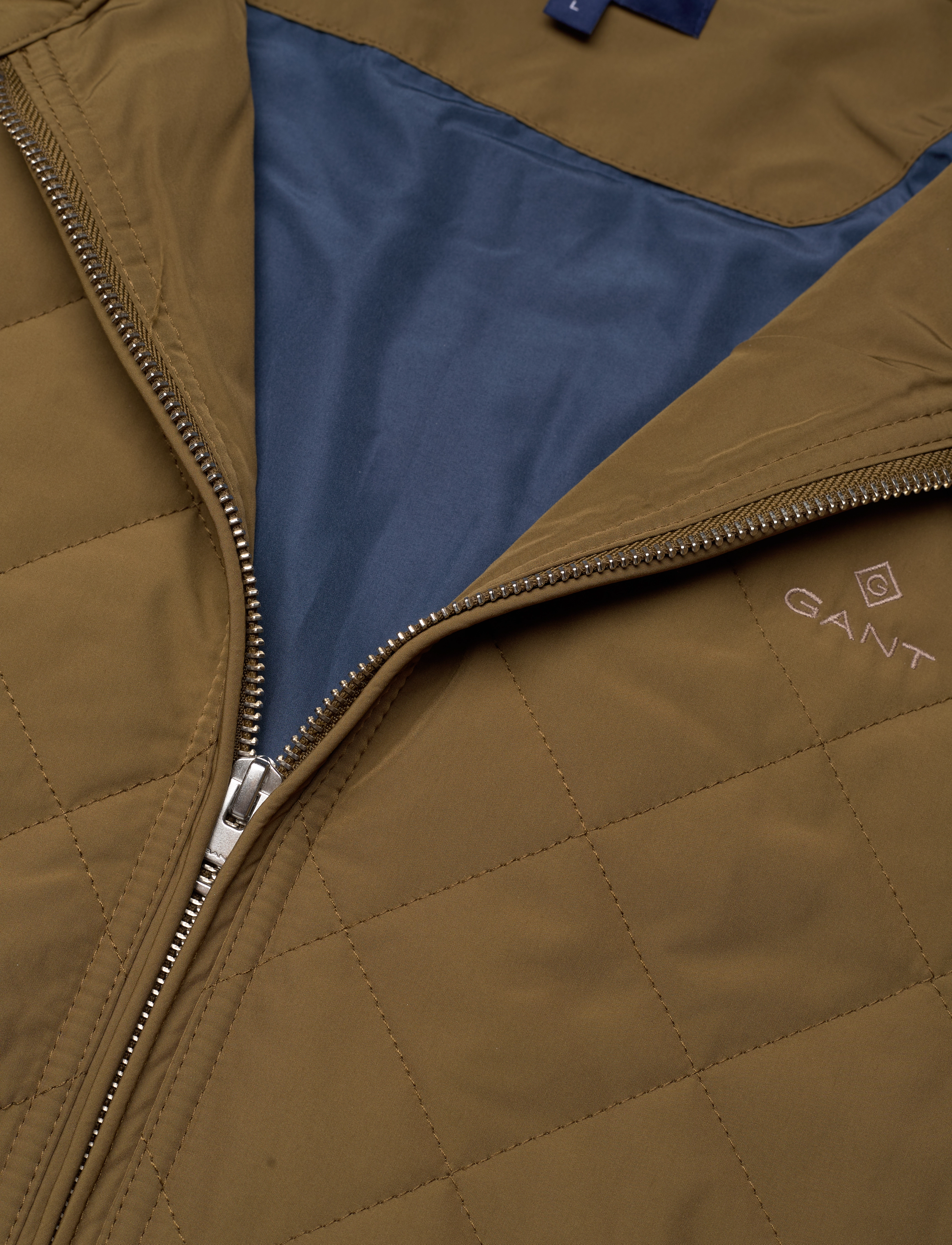 GANT - QUILTED WINDCHEATER - army green - 2