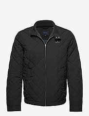 QUILTED WINDCHEATER - BLACK