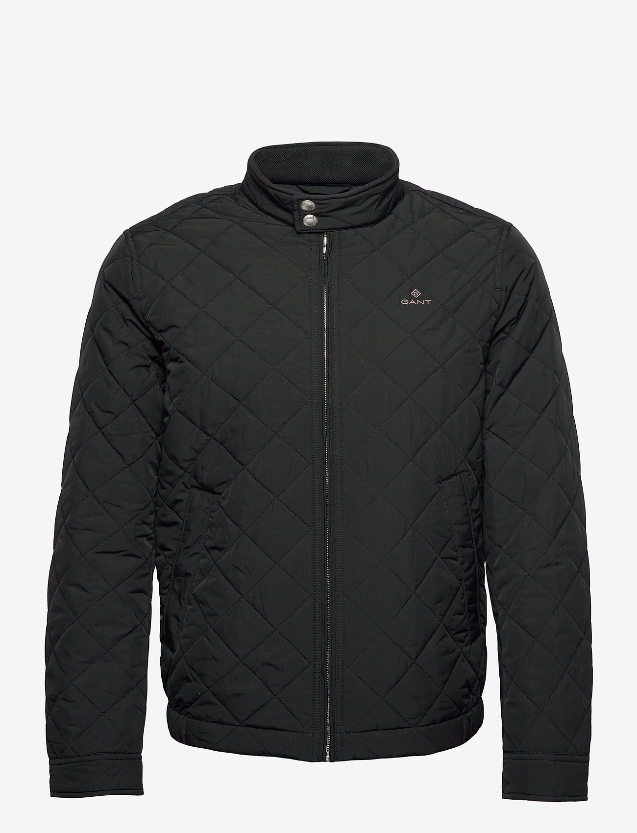 GANT - QUILTED WINDCHEATER - spring jackets - black - 1