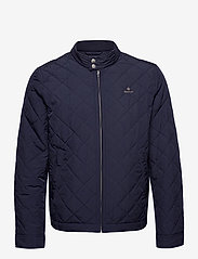 GANT - QUILTED WINDCHEATER - spring jackets - evening blue - 1