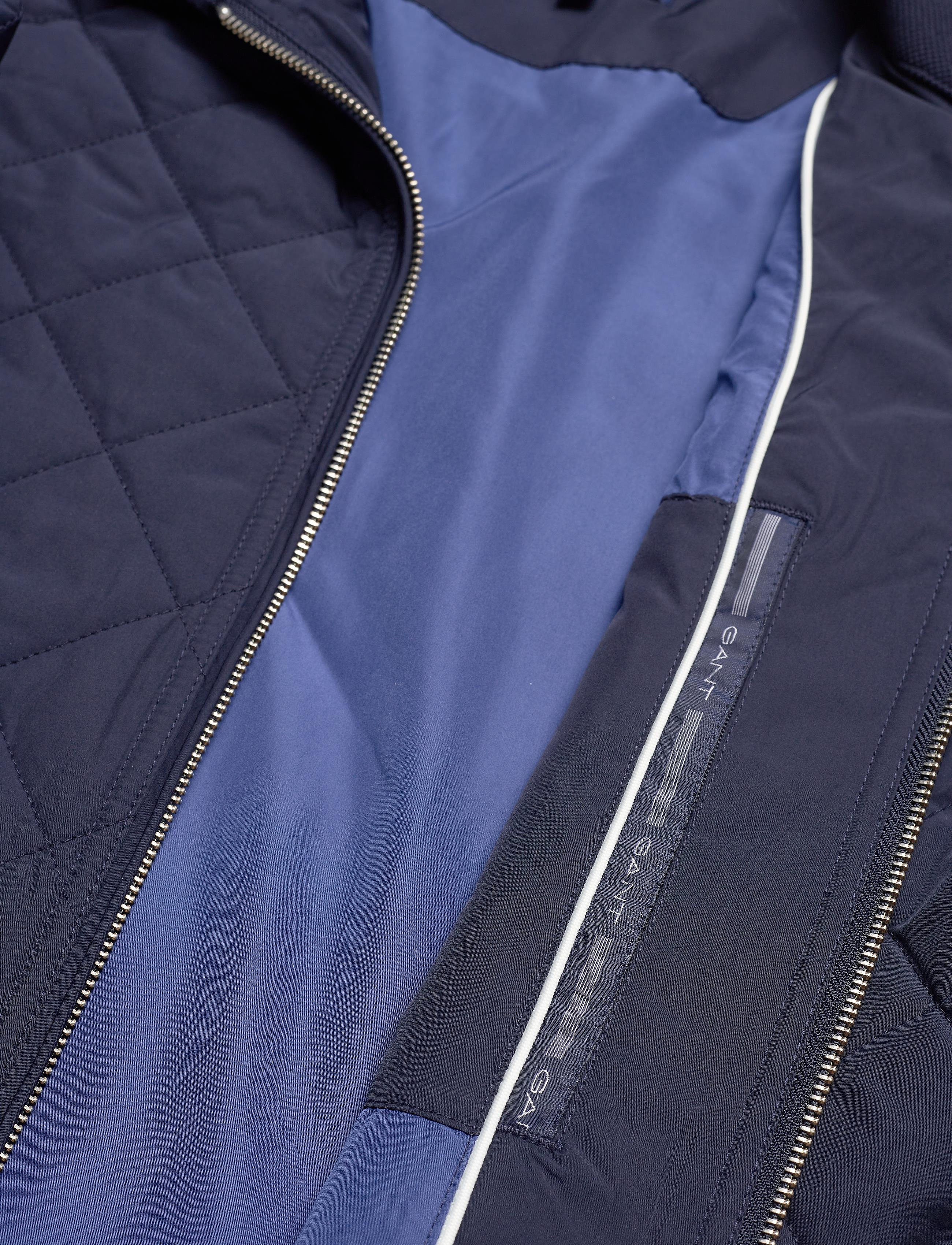 GANT - QUILTED WINDCHEATER - evening blue - 5