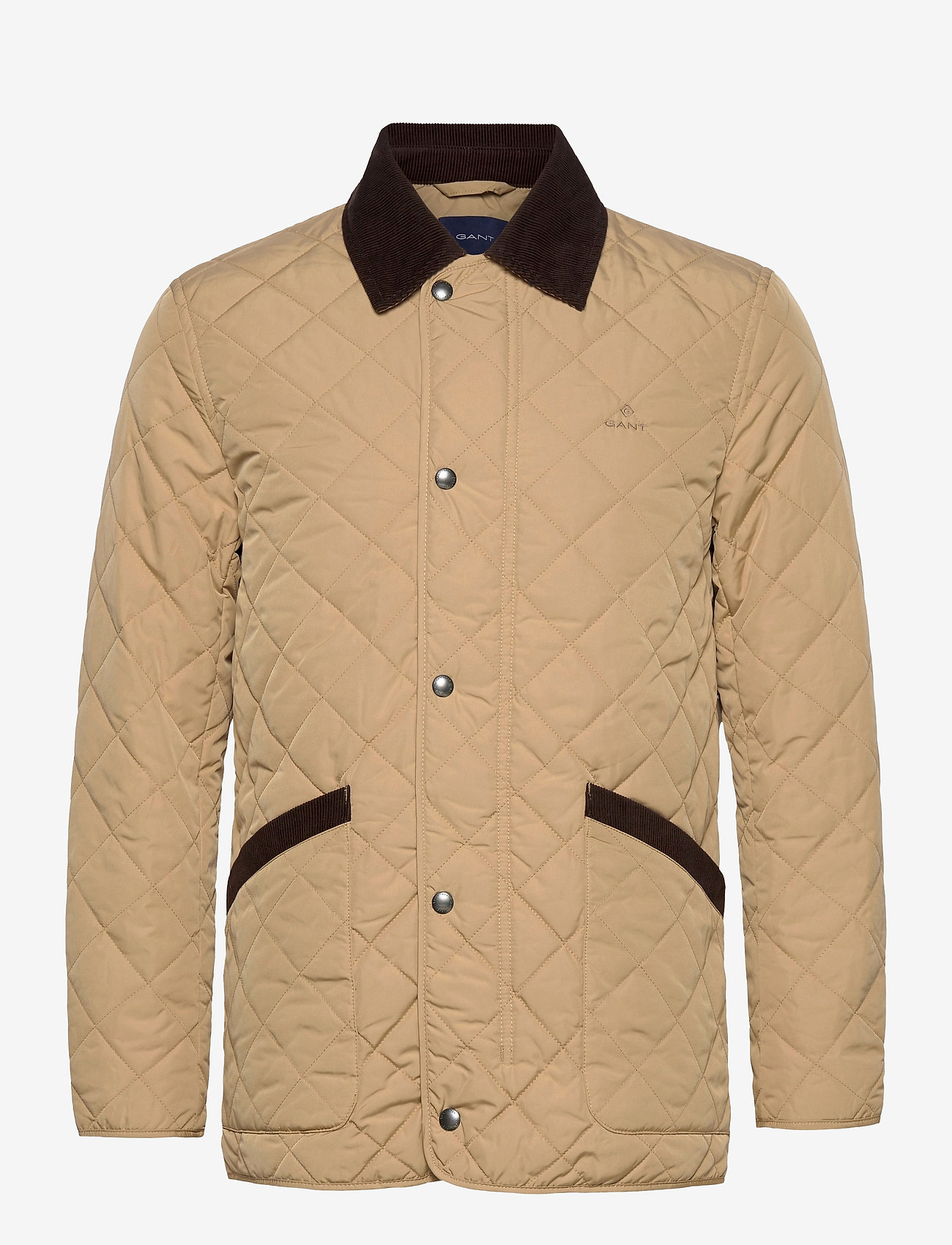 GANT - D1. QUILTED BARN JACKET - dark khaki - 0