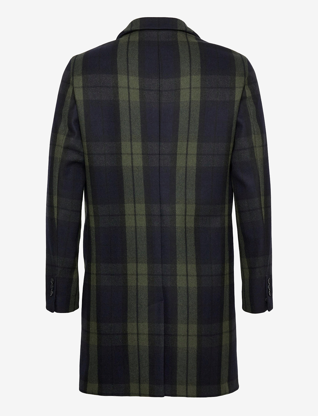 GANT - D1. THE CHECKED COAT - dark cactus - 1