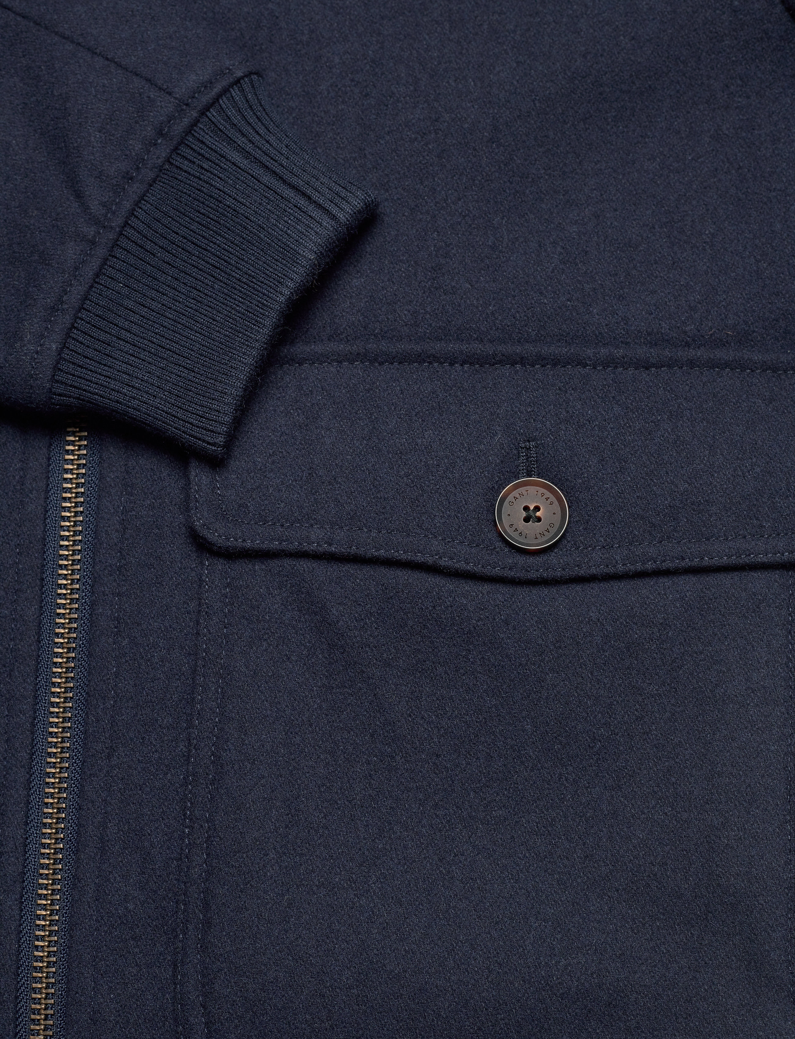 GANT - D2. WOOL FLIGHT JACKET - marine - 3
