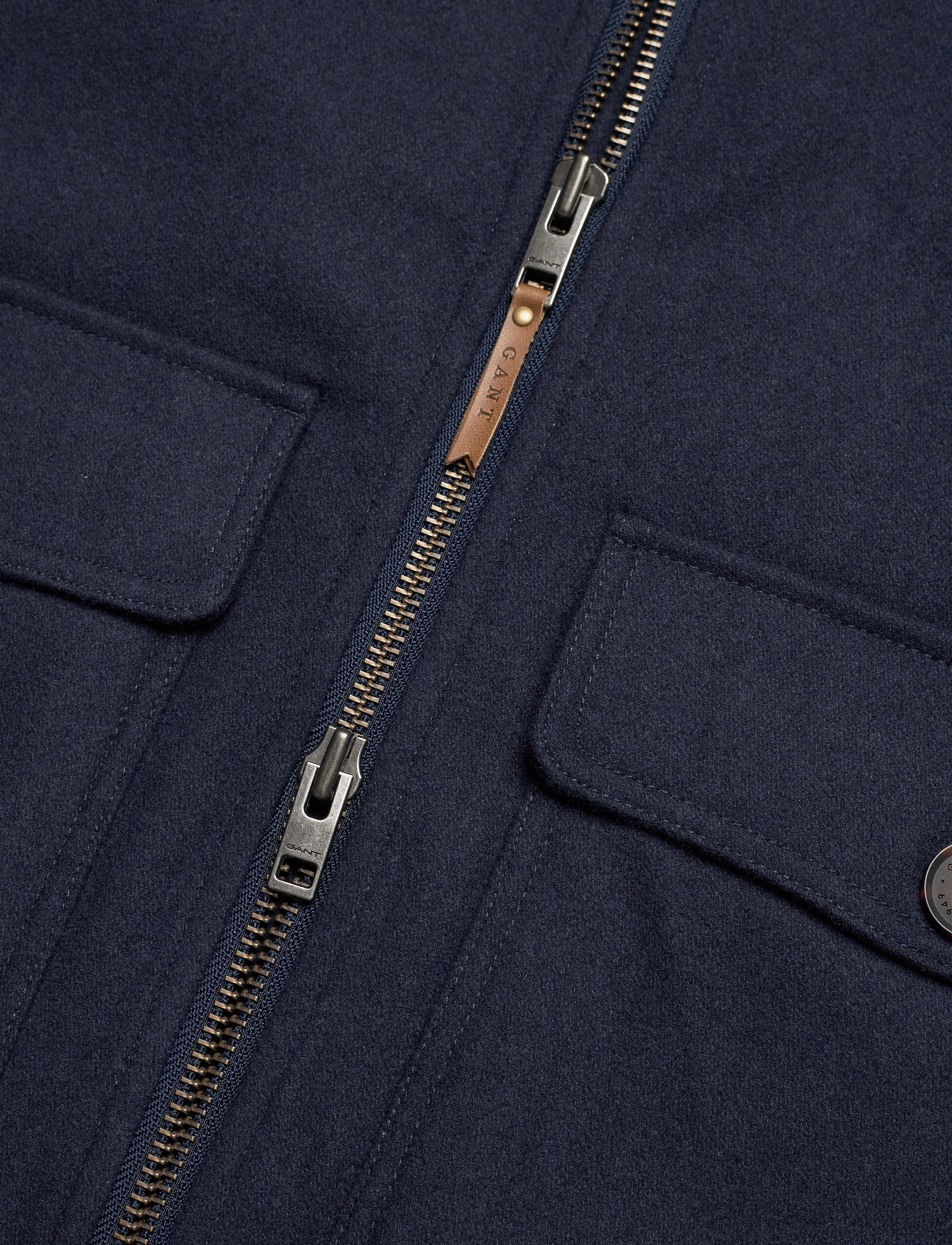 GANT - D2. WOOL FLIGHT JACKET - marine - 4