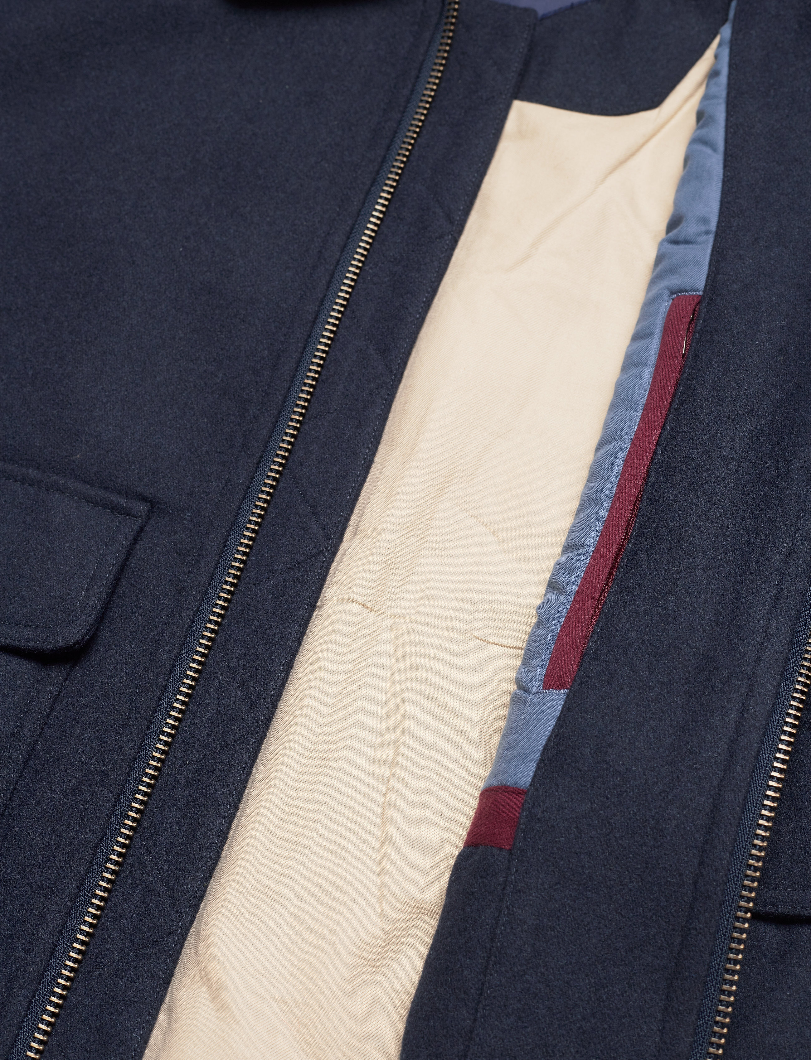 GANT - D2. WOOL FLIGHT JACKET - marine - 5