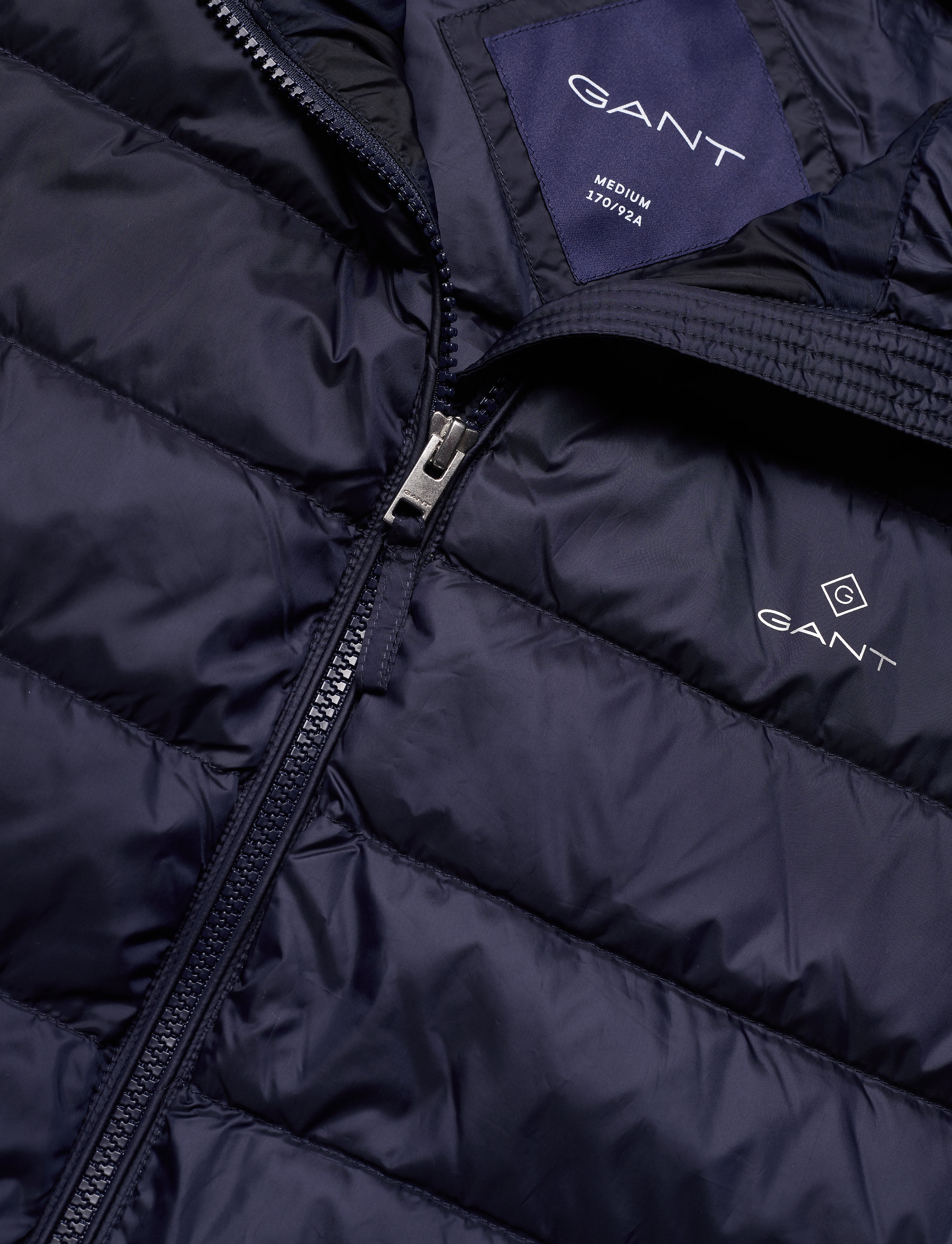 GANT - THE LIGHT DOWN GILET - evening blue - 3