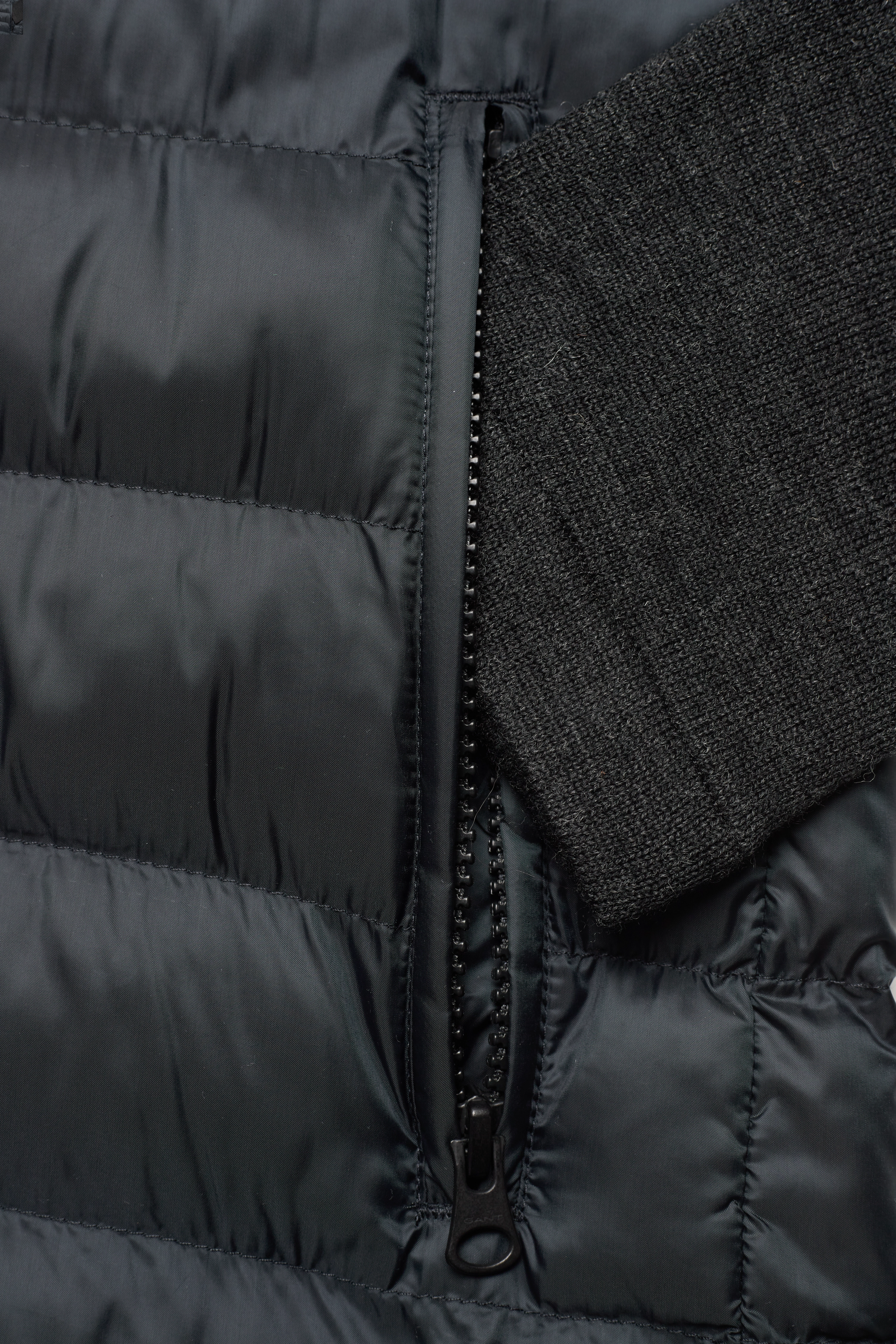 GANT - D1. MIXED MEDIA LIGHT PADDED JKT - black - 3