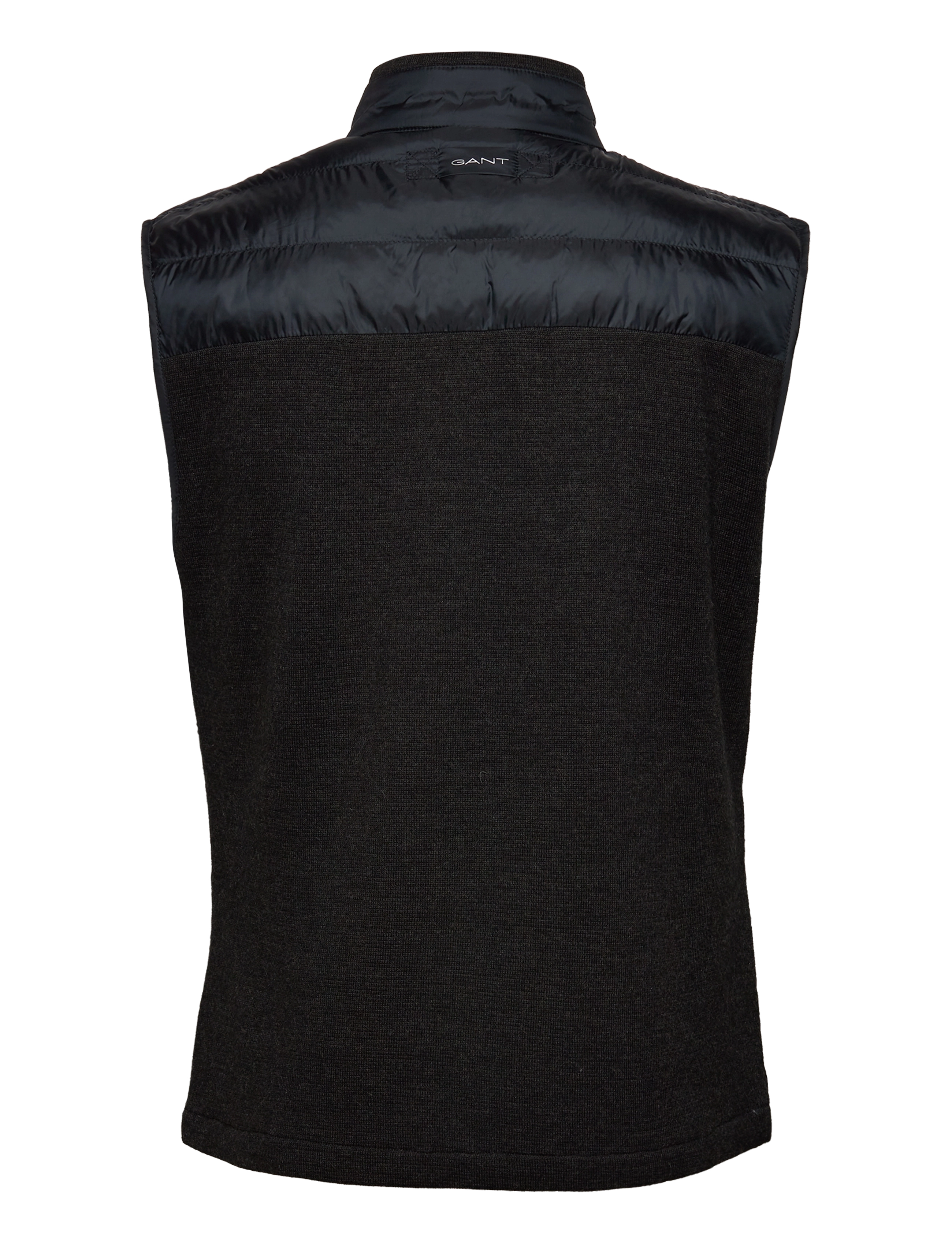 GANT - D1. MIXED MEDIA LIGHT PADDED GILET - black - 1