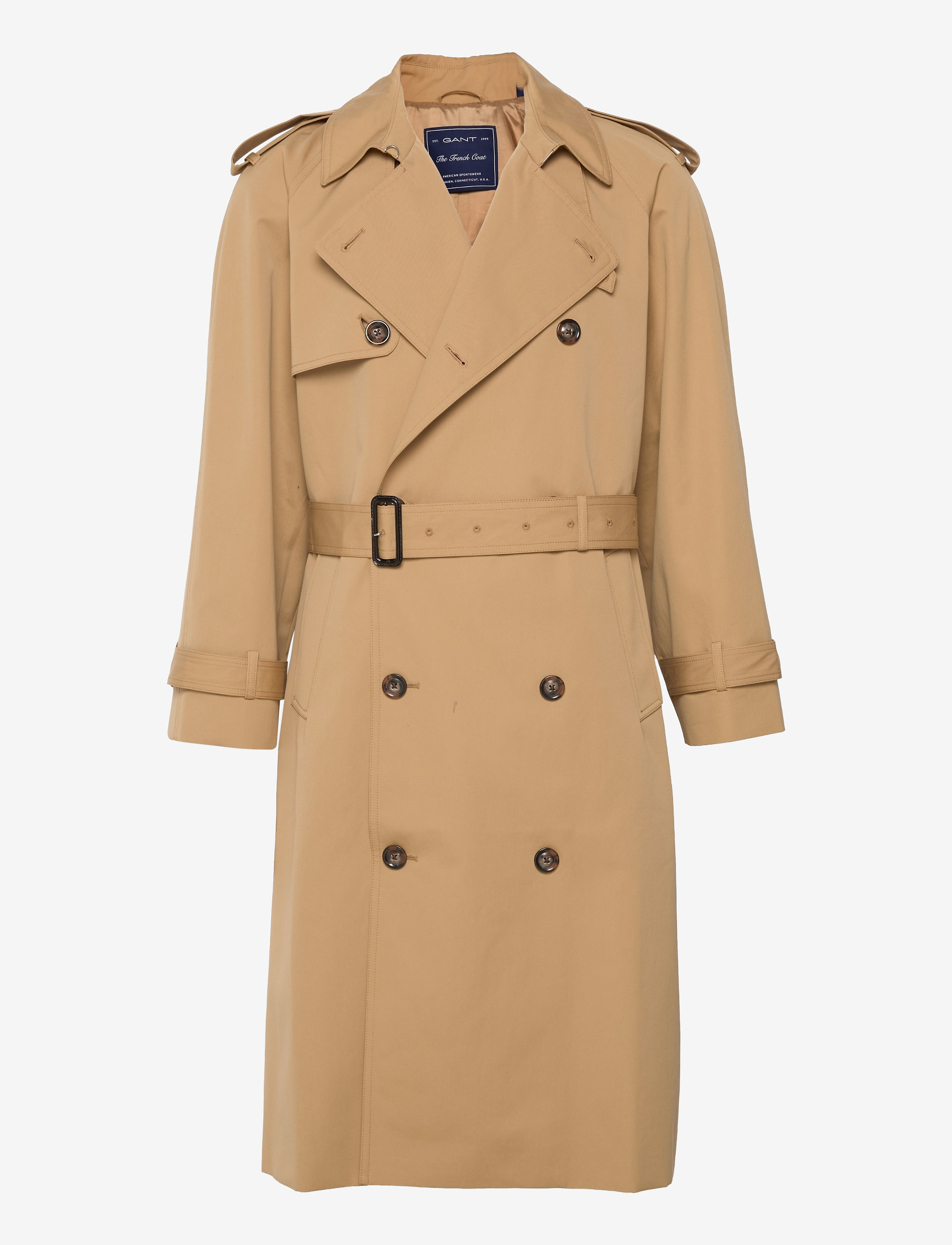 GANT - D2. OVERSIZED TRENCH COAT - dark almond - 0