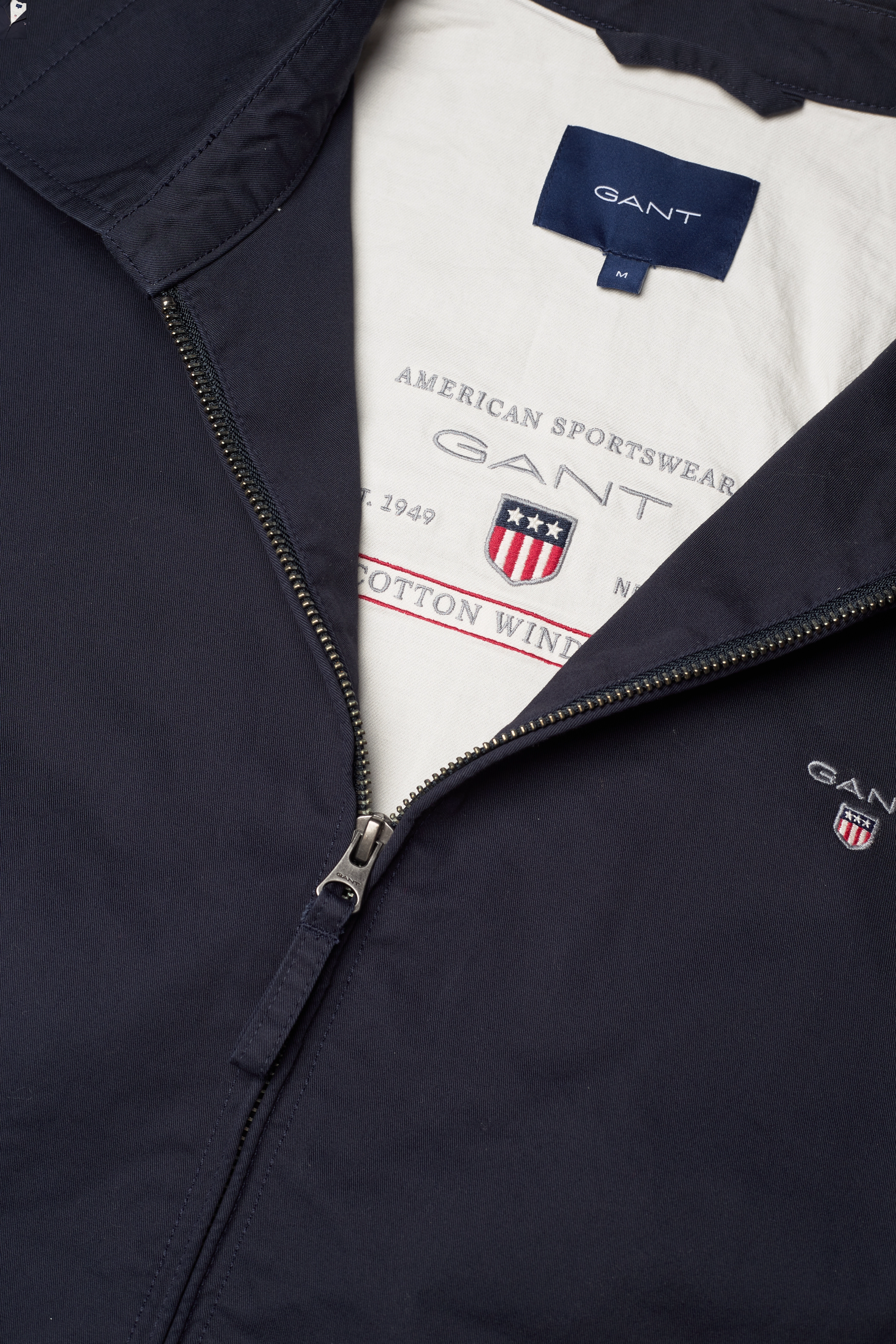 GANT - D1. COTTON WINDCHEATER - evening blue - 2