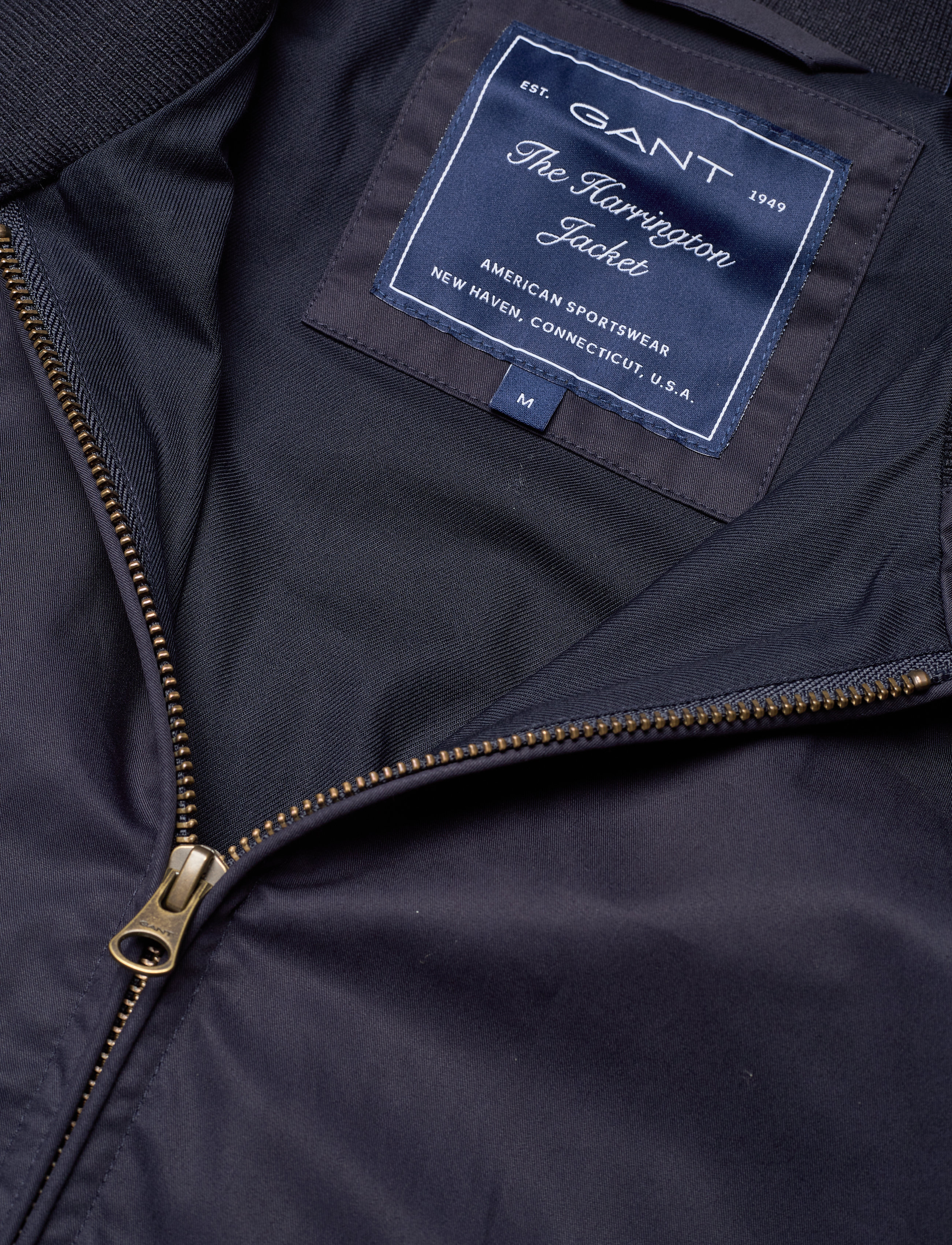 GANT - D1. COTTON HARRINGTON JACKET - evening blue - 2