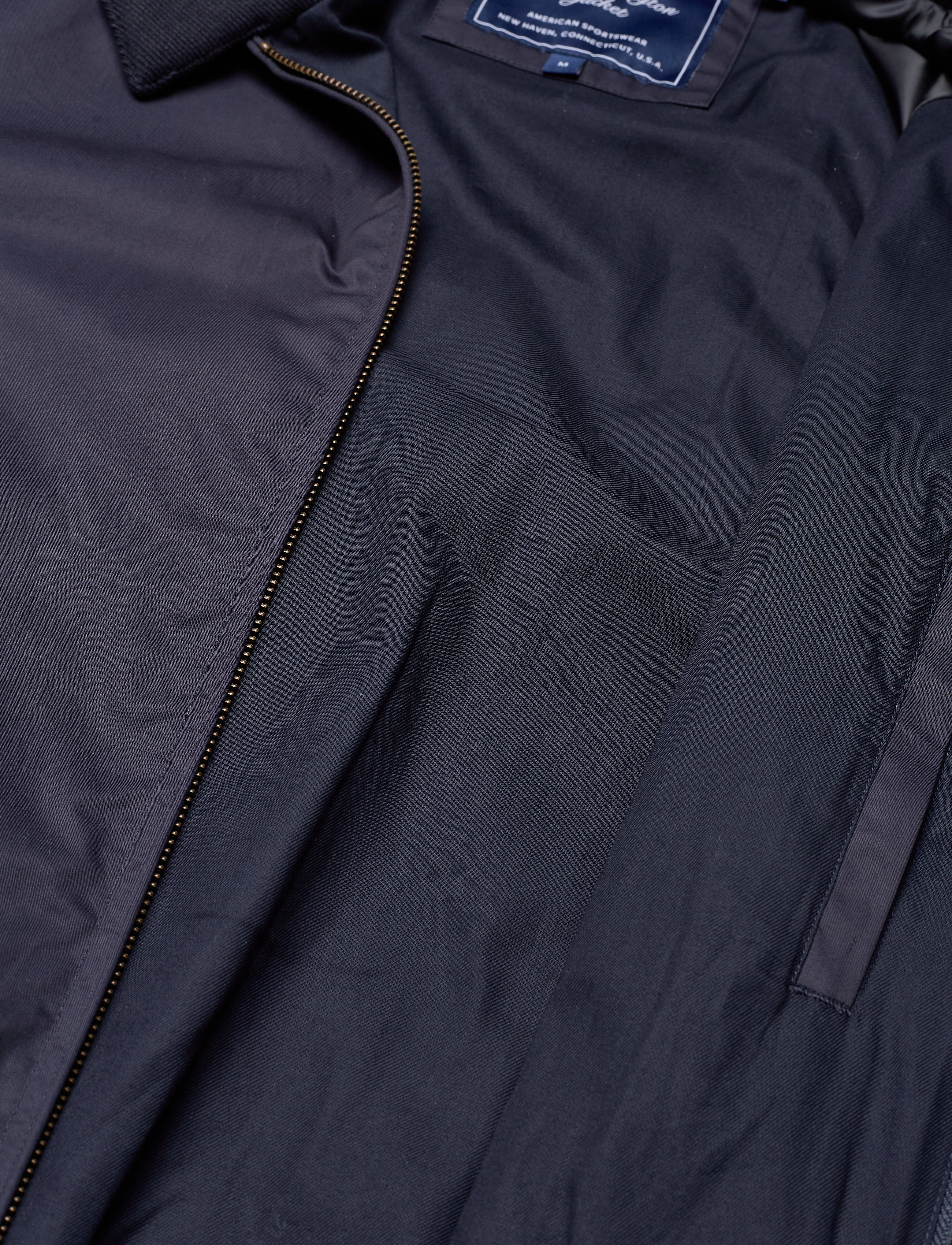 GANT - D1. COTTON HARRINGTON JACKET - evening blue - 4