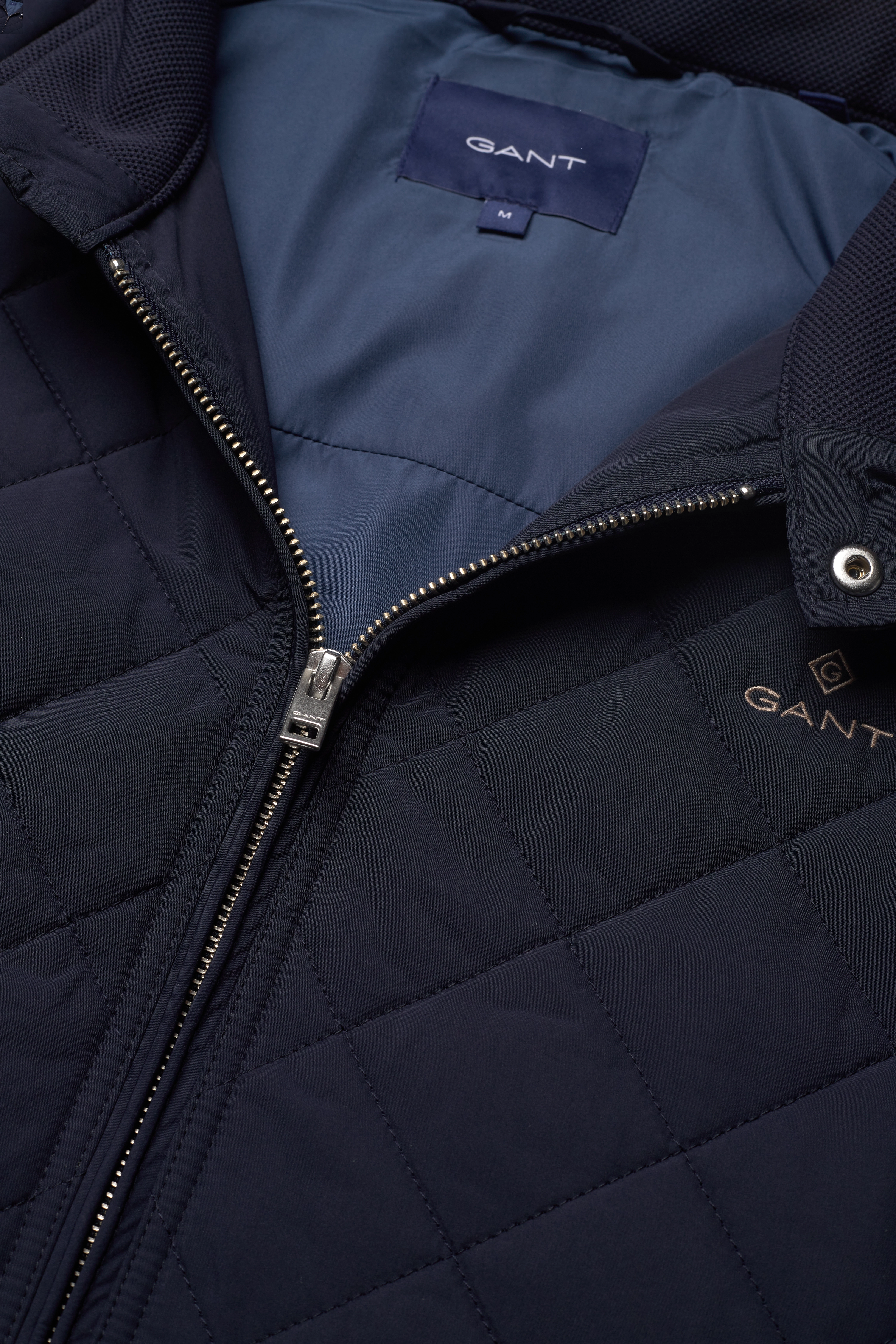 GANT - D1. QUILTED WINDCHEATER VEST - evening blue - 2