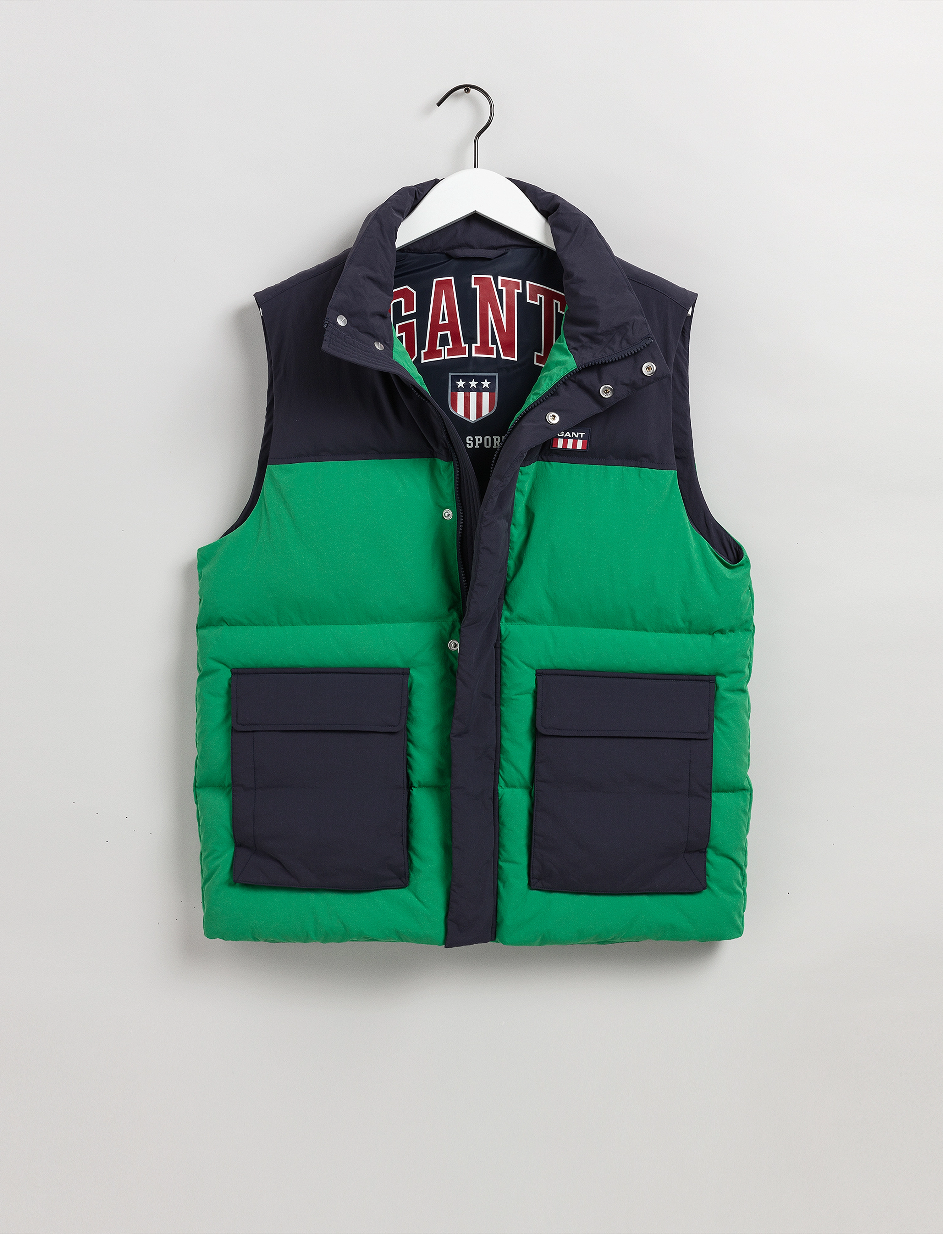 GANT - D2. BLOCKED PADDED VEST - evening blue - 4