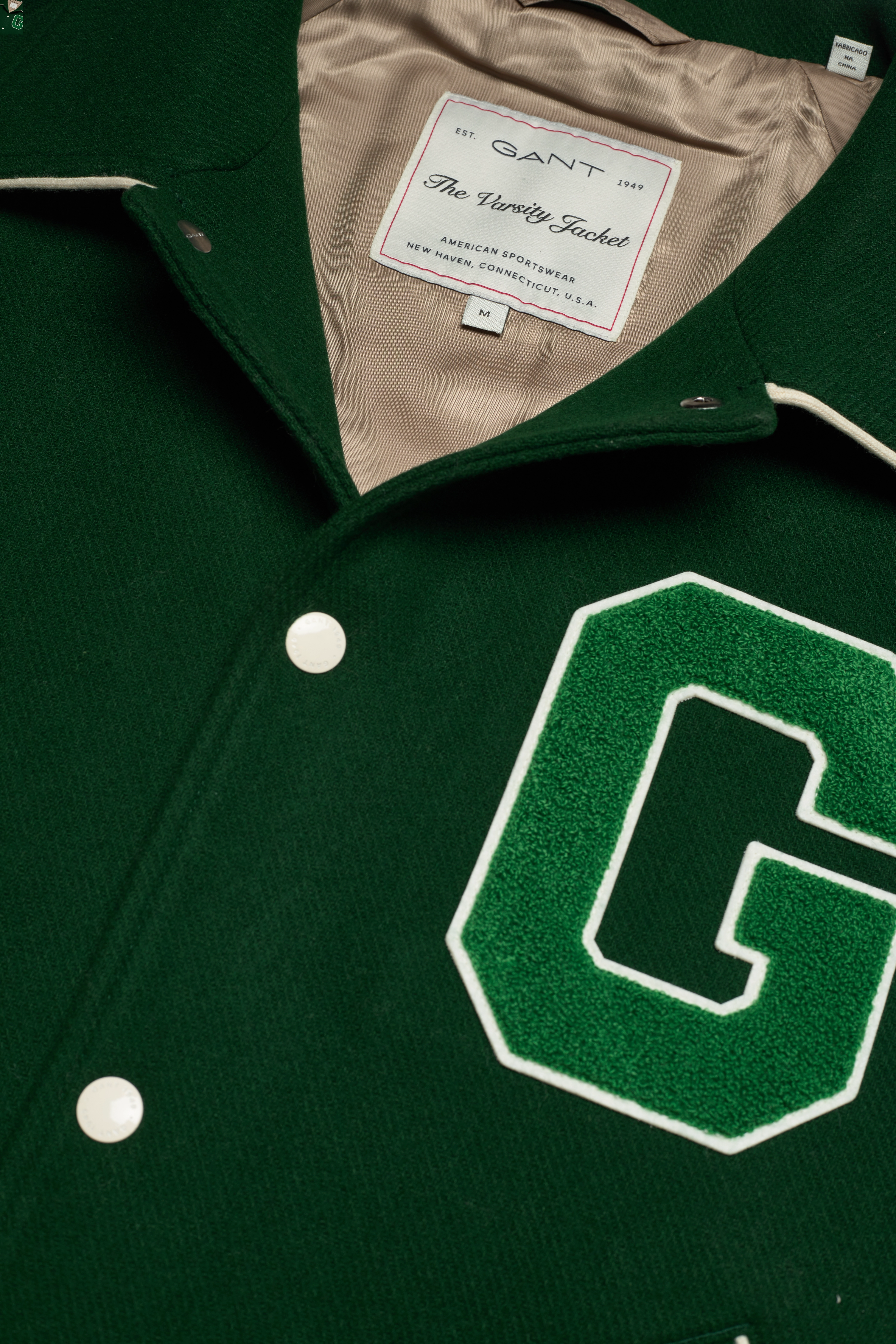 GANT - D2. WOOL GANT VARSITY - forest green - 2