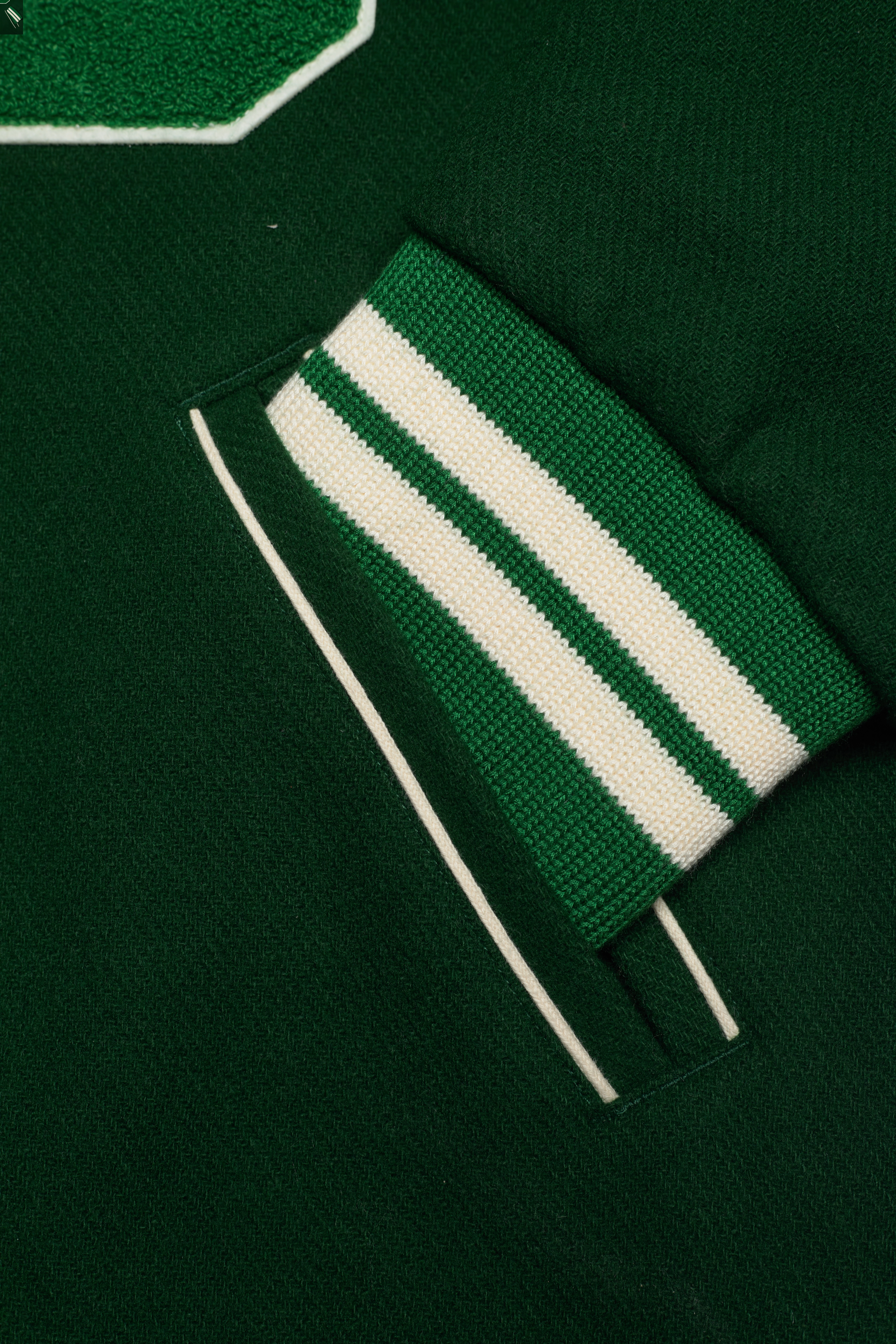 GANT - D2. WOOL GANT VARSITY - forest green - 3