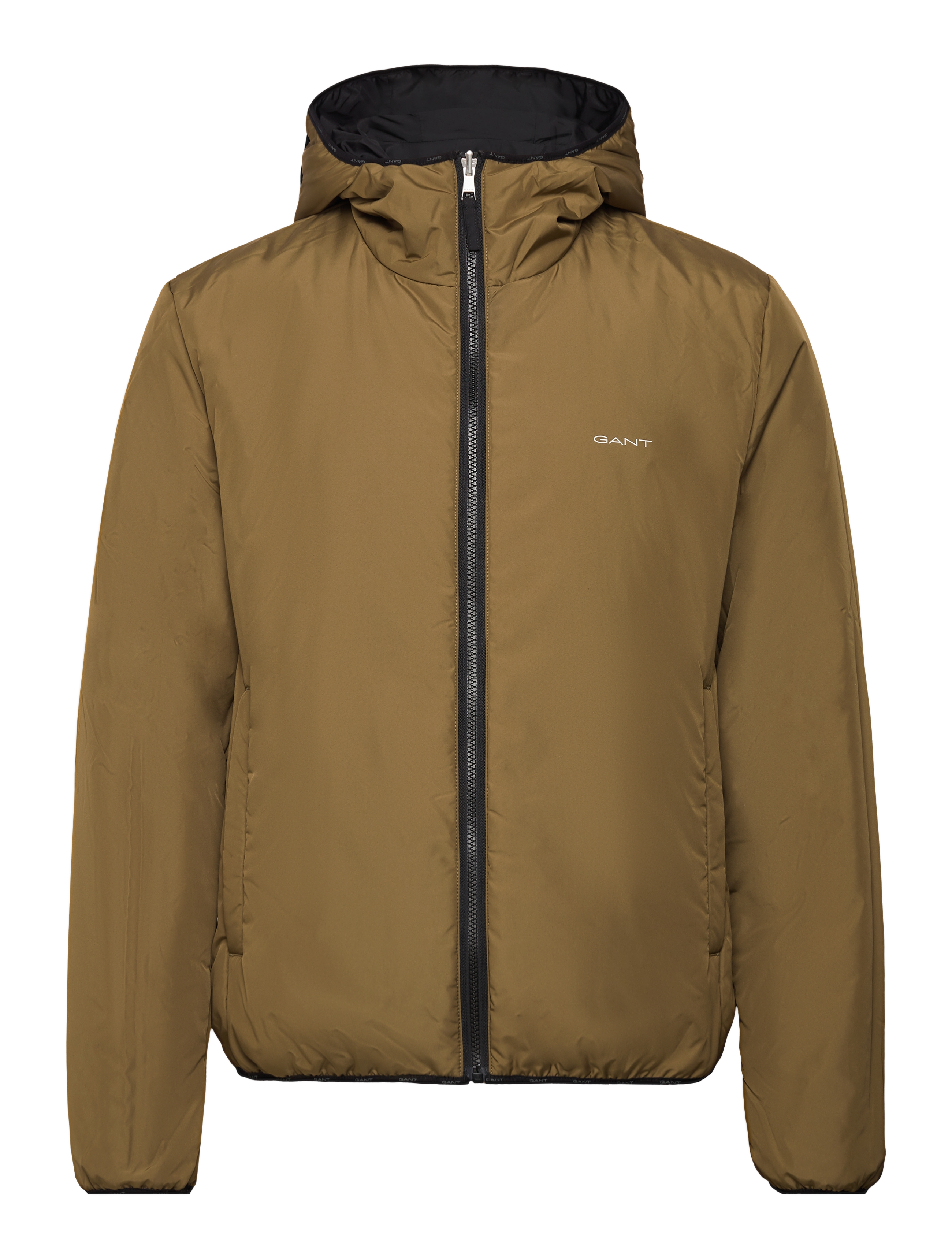 GANT - D1. REVERSIBLE HOODED JACKET - ebony black - 2